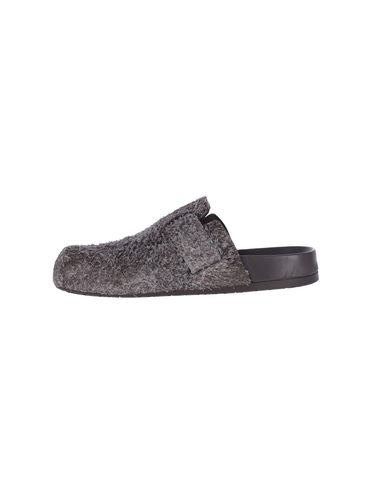Loewe Ease Buckle Mule In Dark Brown In Brown