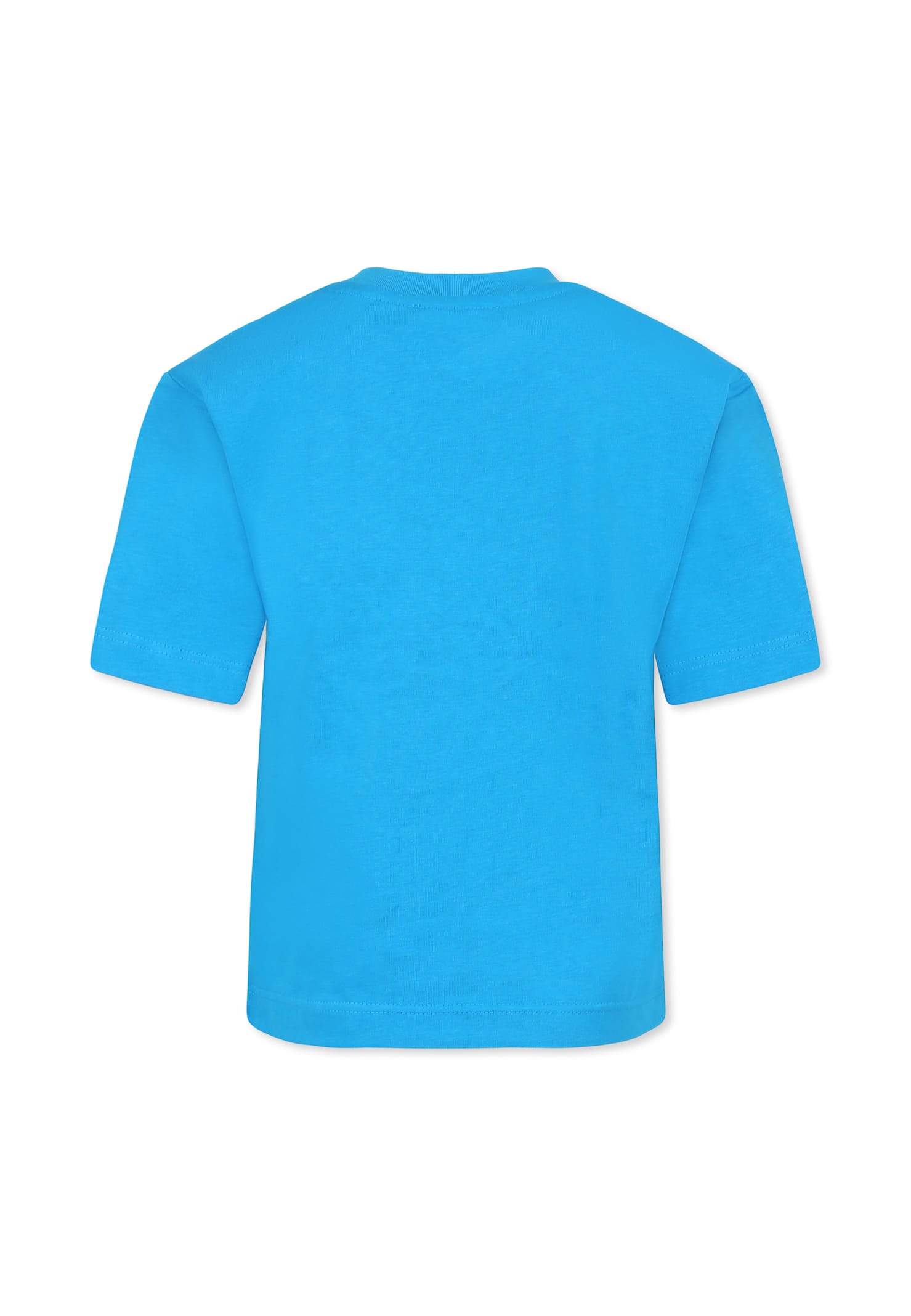 Marc Jacobs Light Blue T-shirt For Boy With Logo In Light Blue