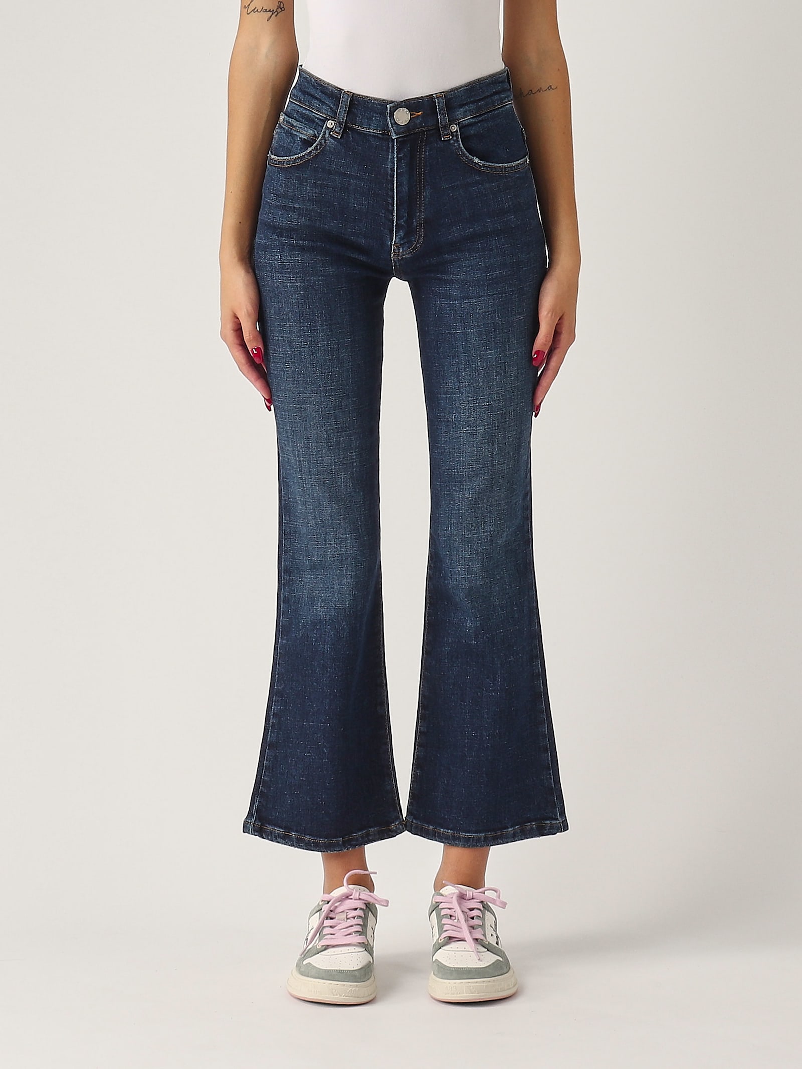 PINKO BRITNEY BOOTCUT DENIM JEANS 