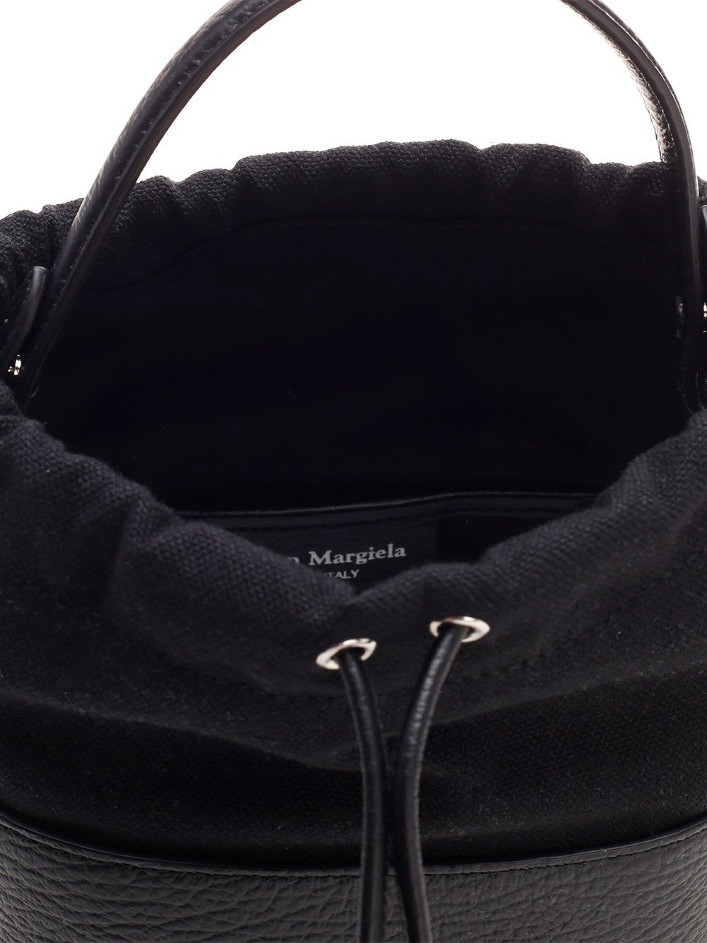 Shop Maison Margiela 5ac Small Bucket Bag In Black