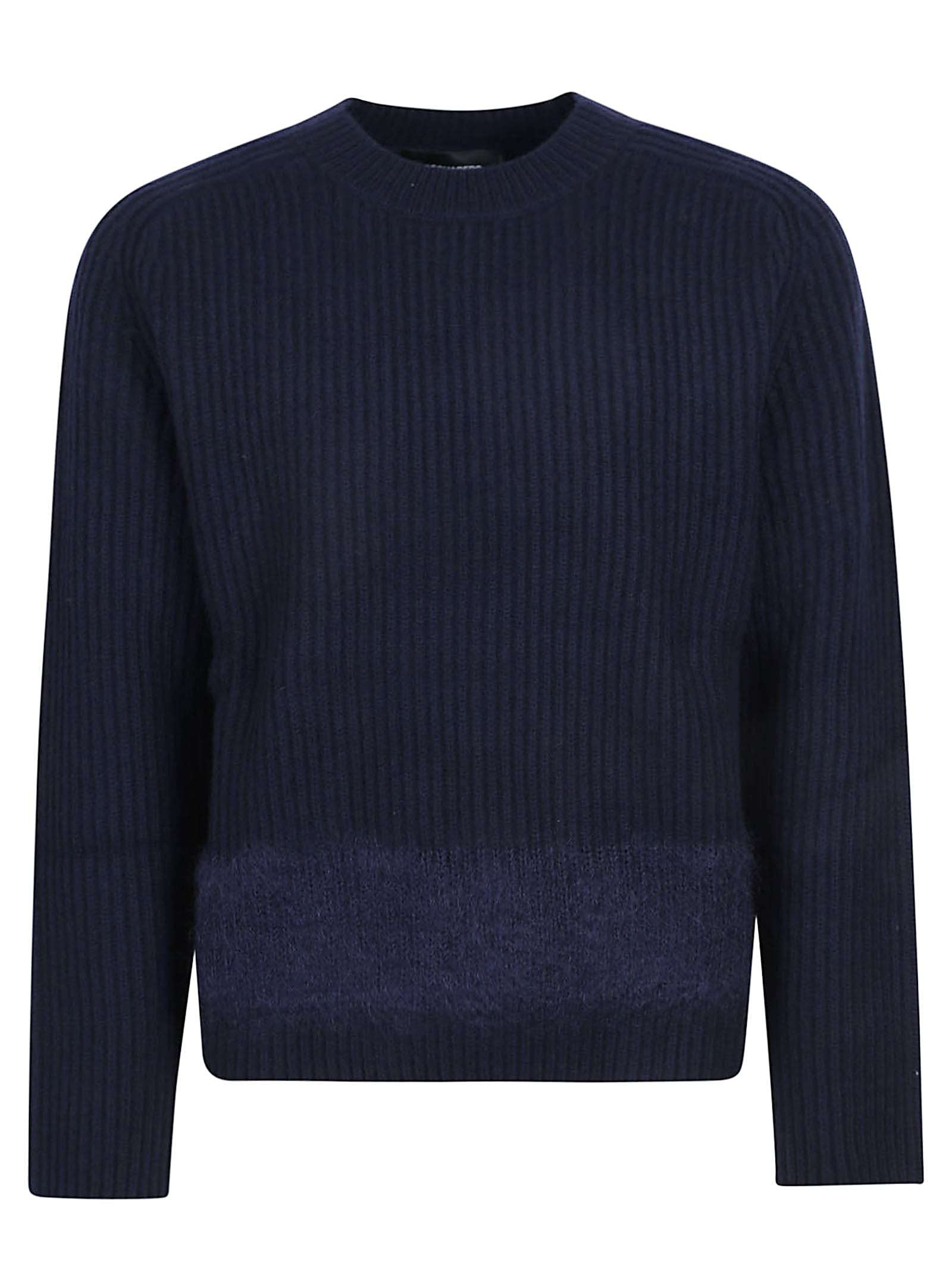 Dsquared2 Ribbed Jumper In Blue