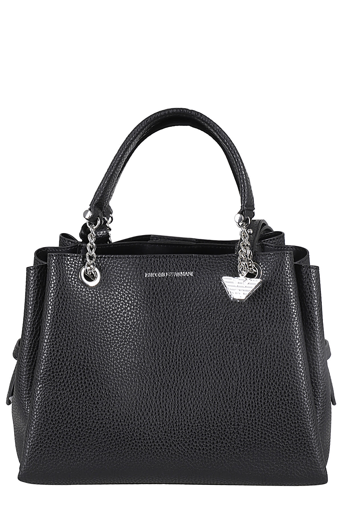 Shop Emporio Armani Shopping Bag In Nero Nero