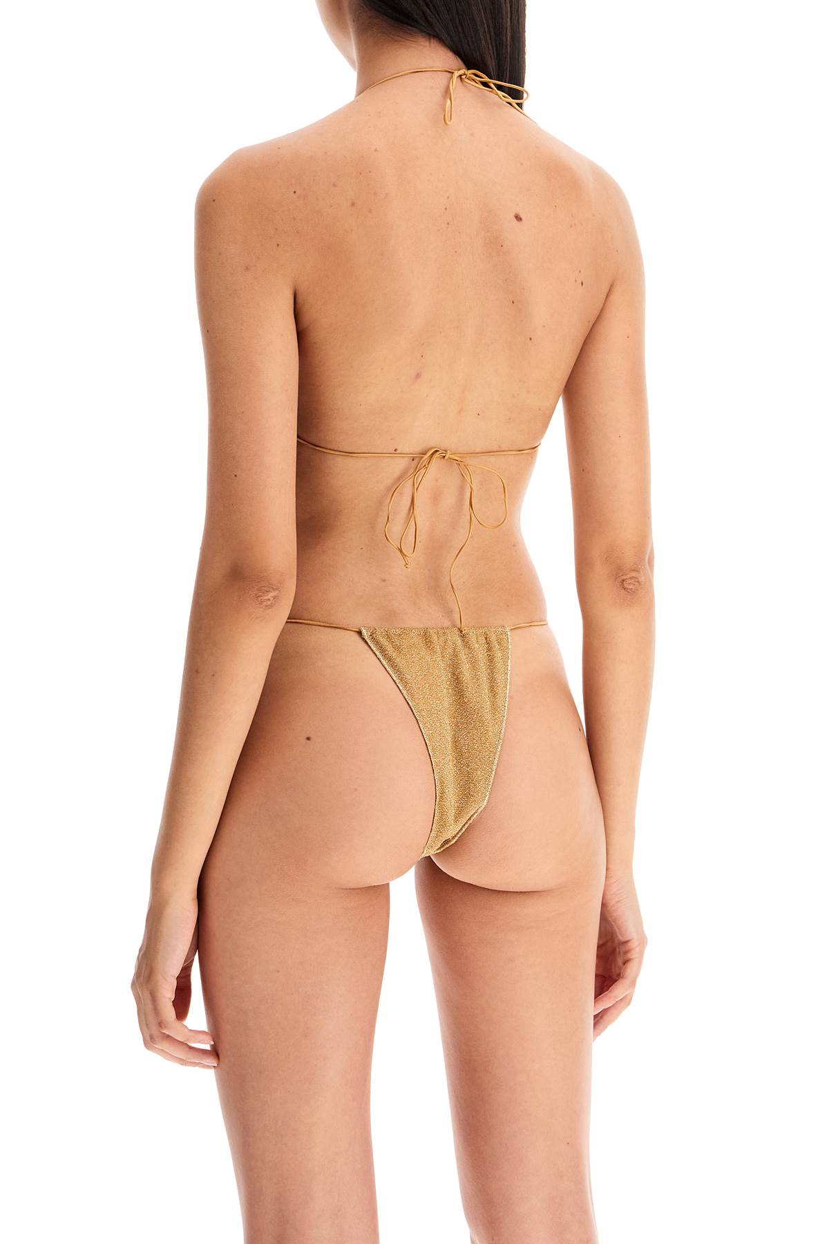 Shop Oseree Lumiã¨re Triangle Microkini In Gold (gold)