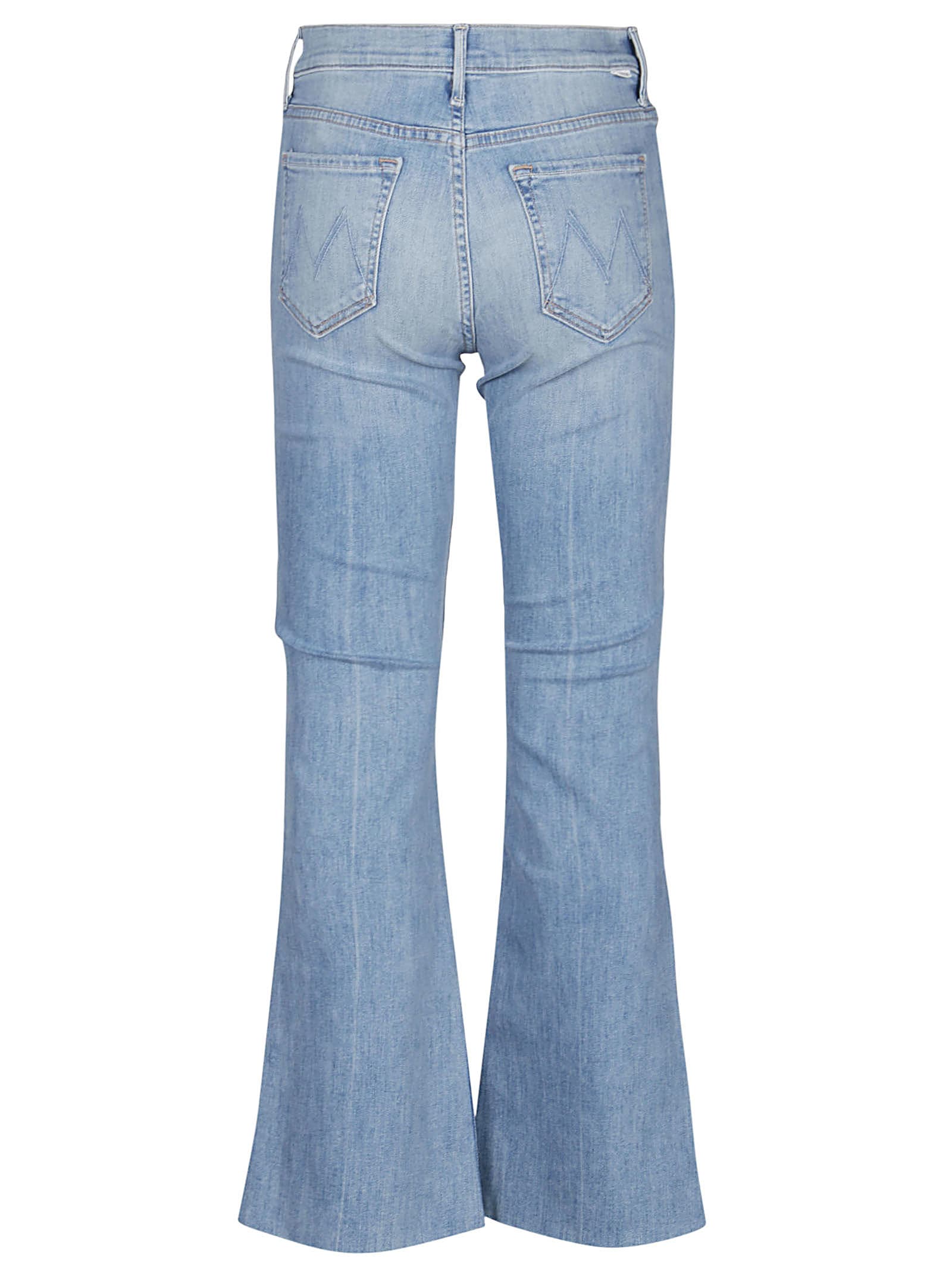Shop Mother The Weekender Fray Jeans In Swd Sweat Dreams