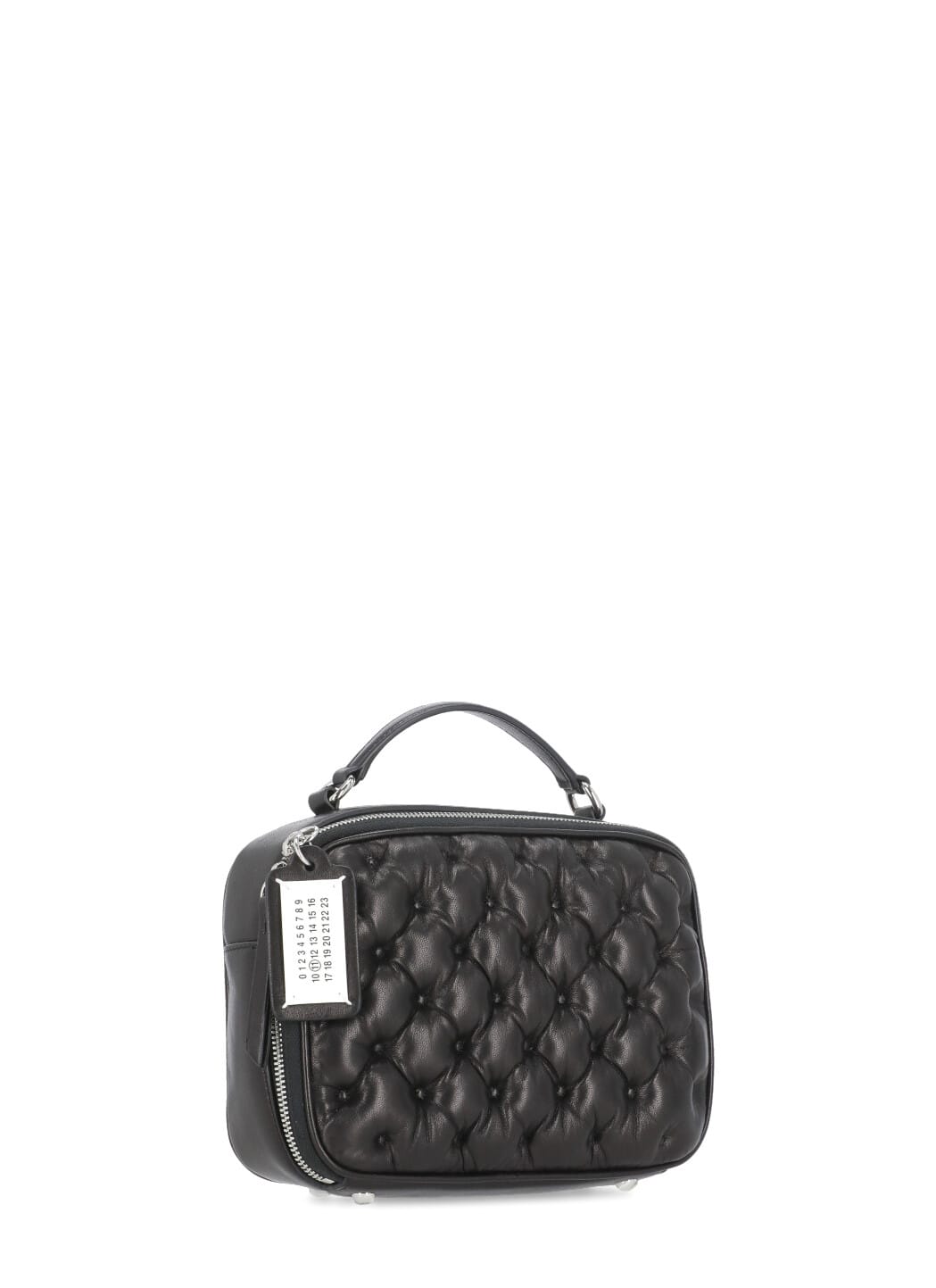 Maison Margiela Glam Slam Padded Medium Tote Bag In Black