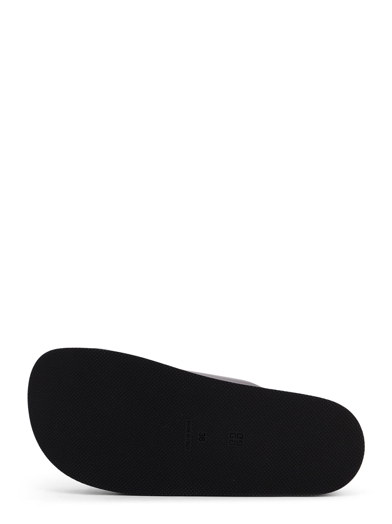 Givenchy Liquid Dad Leather Slides With 4g Hardware In Black