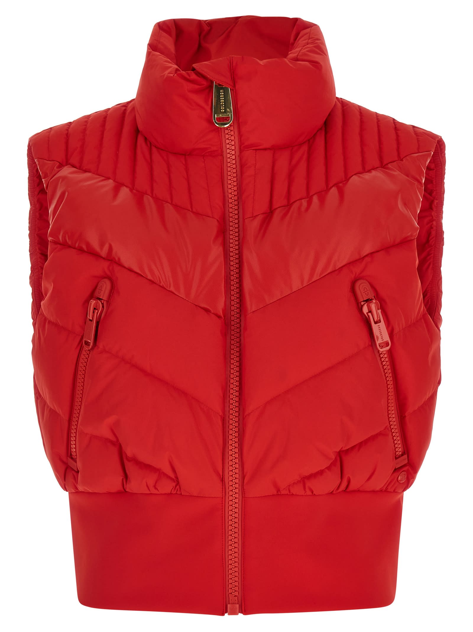 Goldbergh Sole Vest In Red