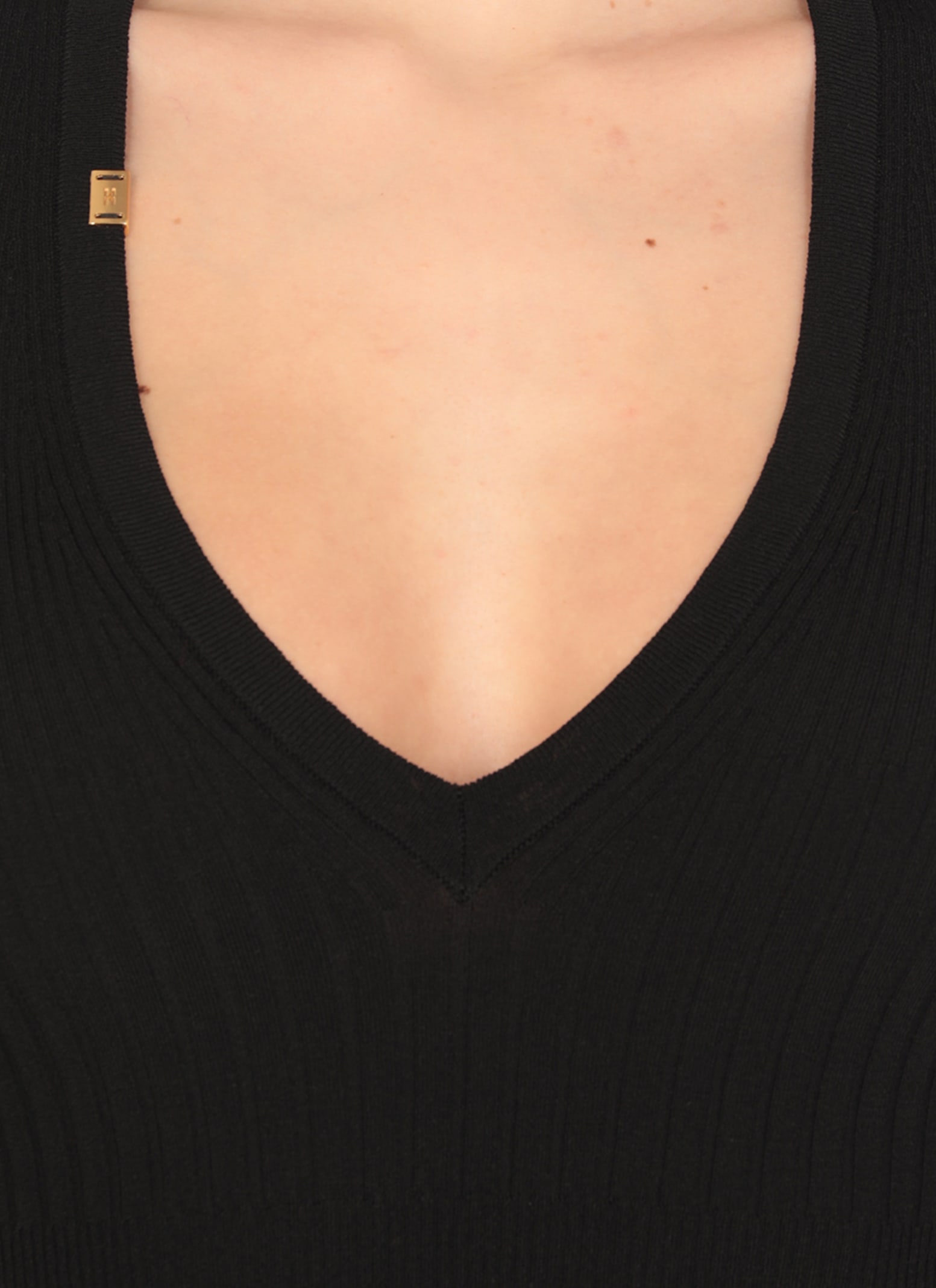 Elisabetta Franchi Top In Black