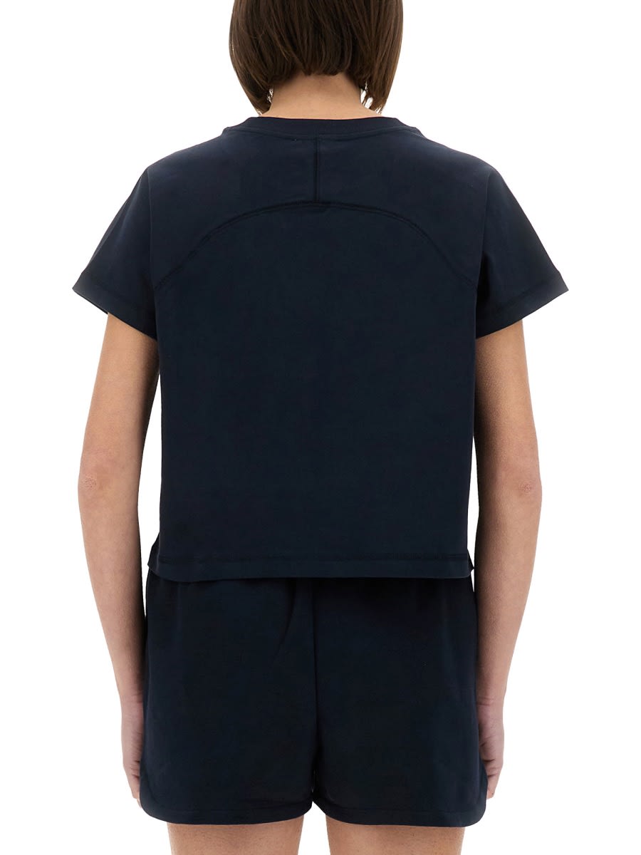 Apc Logo-embroidered Cotton T-shirt