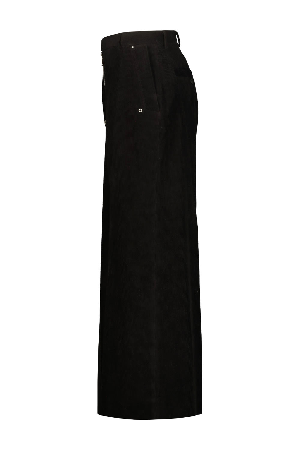 Rick Owens Tailored Wide Belas Pants Black In Black