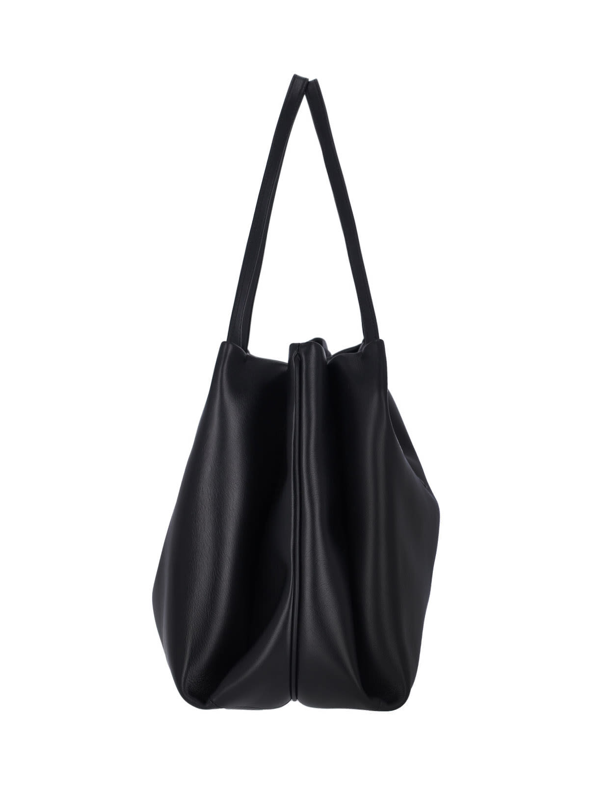 Shop Ferragamo Medium Tote Bag Gancini In Black