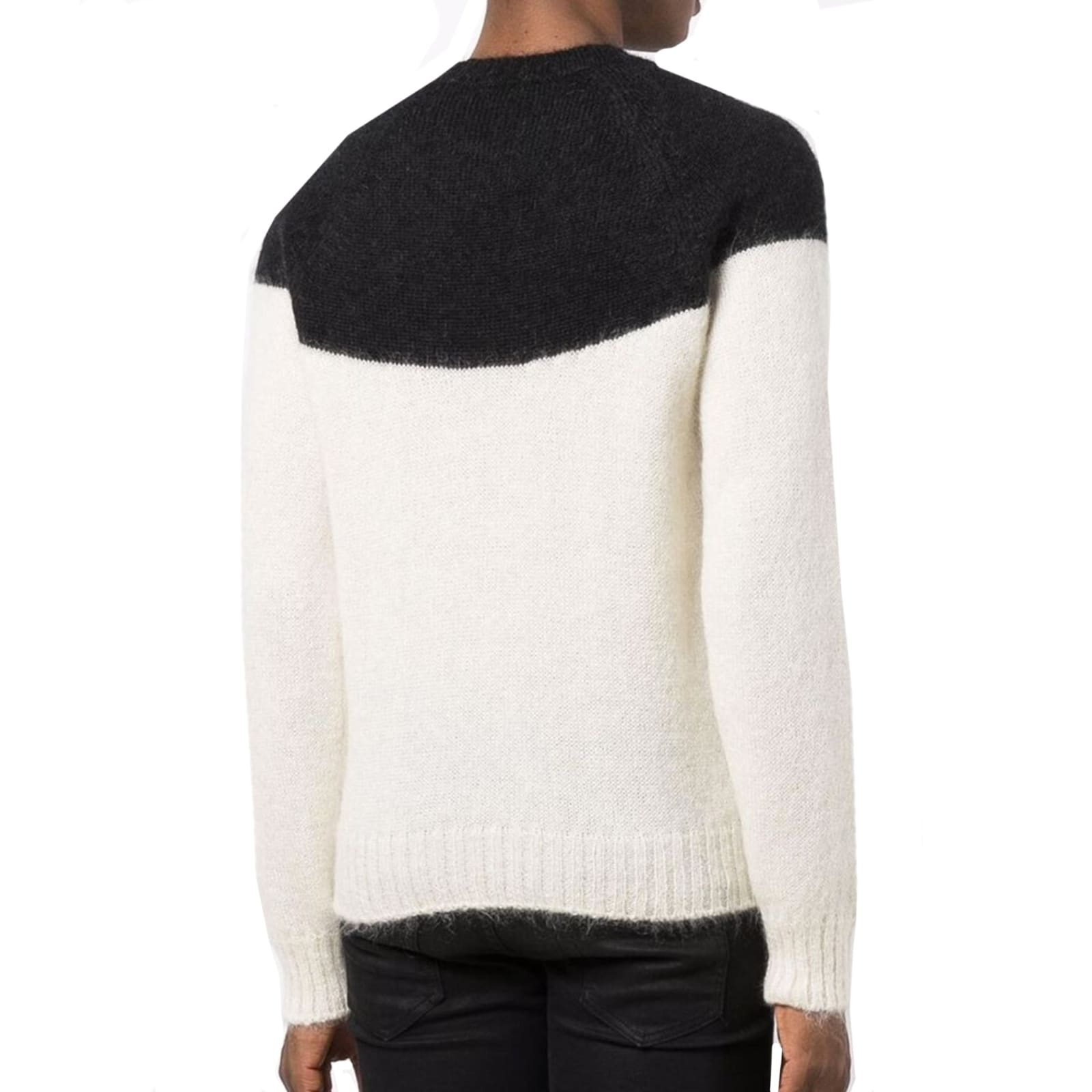 Shop Alexander Mcqueen Gragon Wool Sweater In Black
