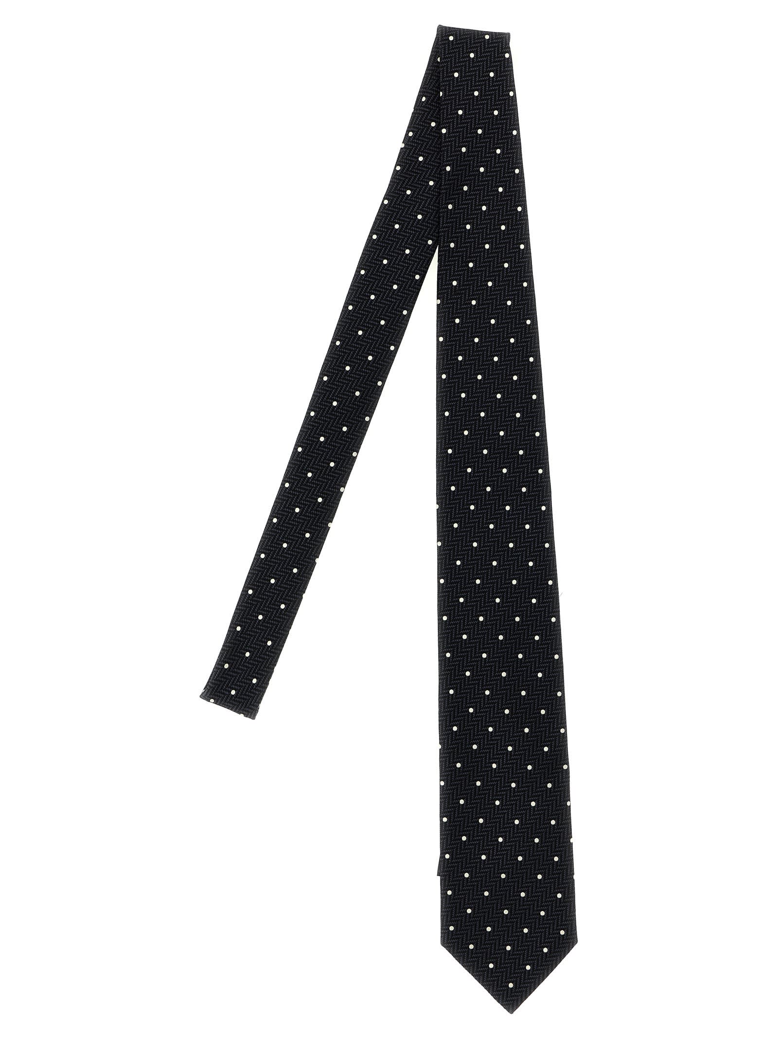 Brioni Jacquard Tie Ties And Papillon Multicolor In Black