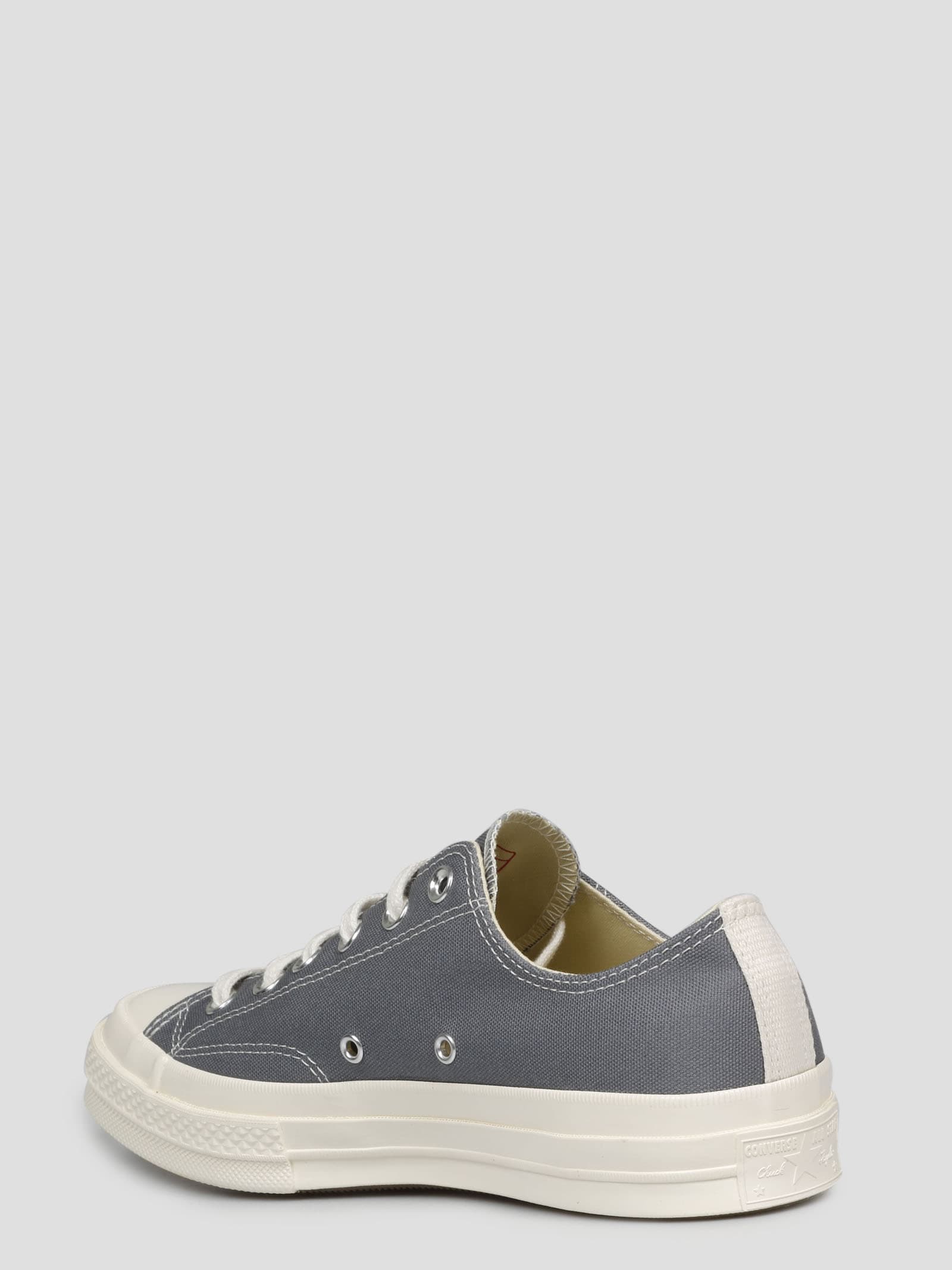 Shop Comme Des Garçons Play Chuck70 Sneakers In Grey