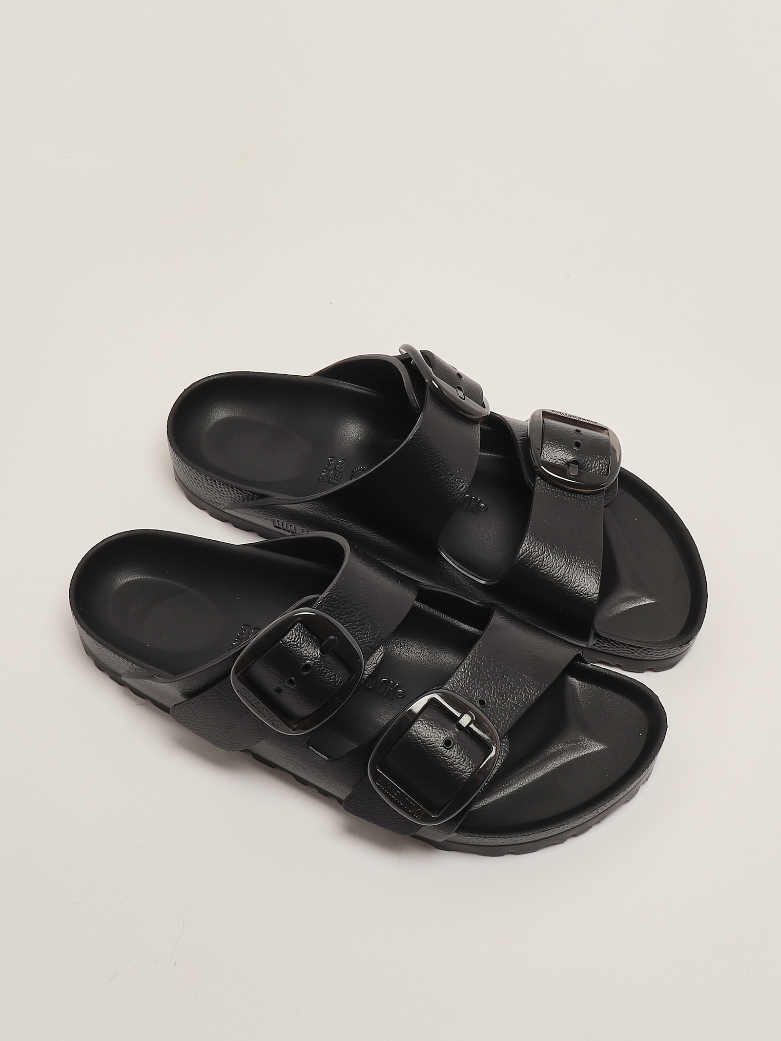 Birkenstock Arizona Raffia Slide In Black