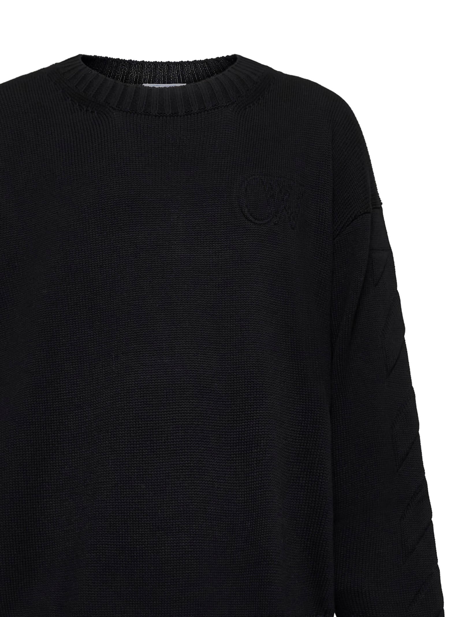 Shop Off-white Sweater In Black