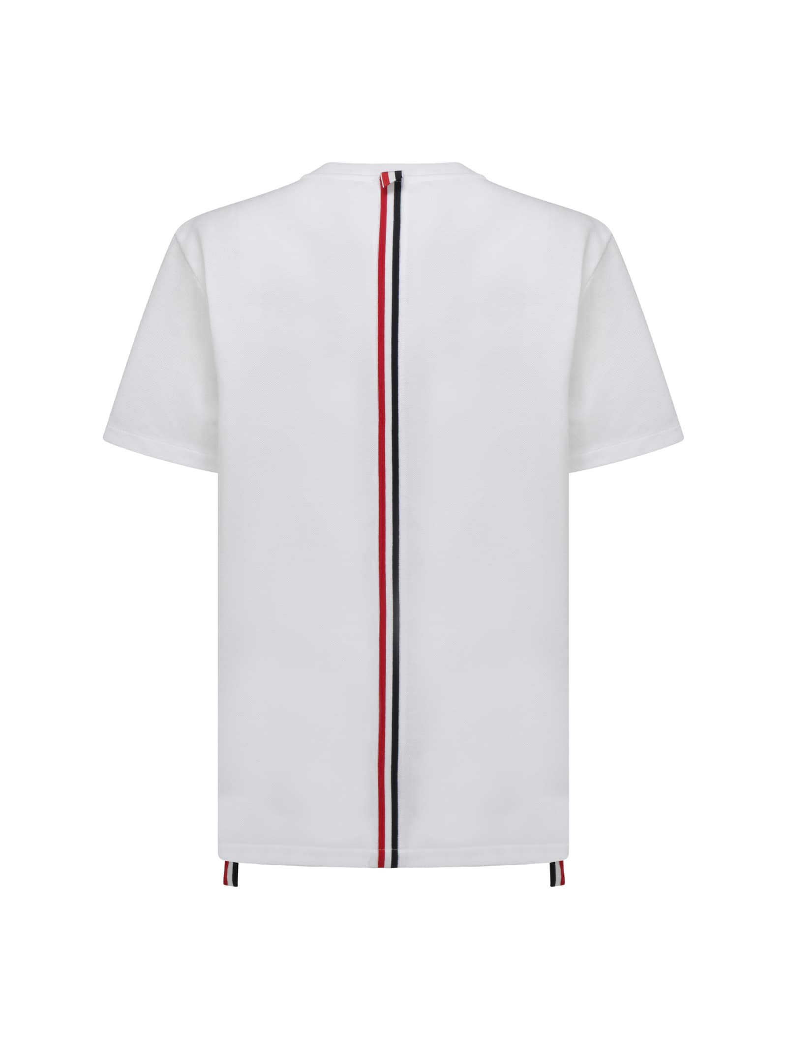 Shop Thom Browne T-shirt In White