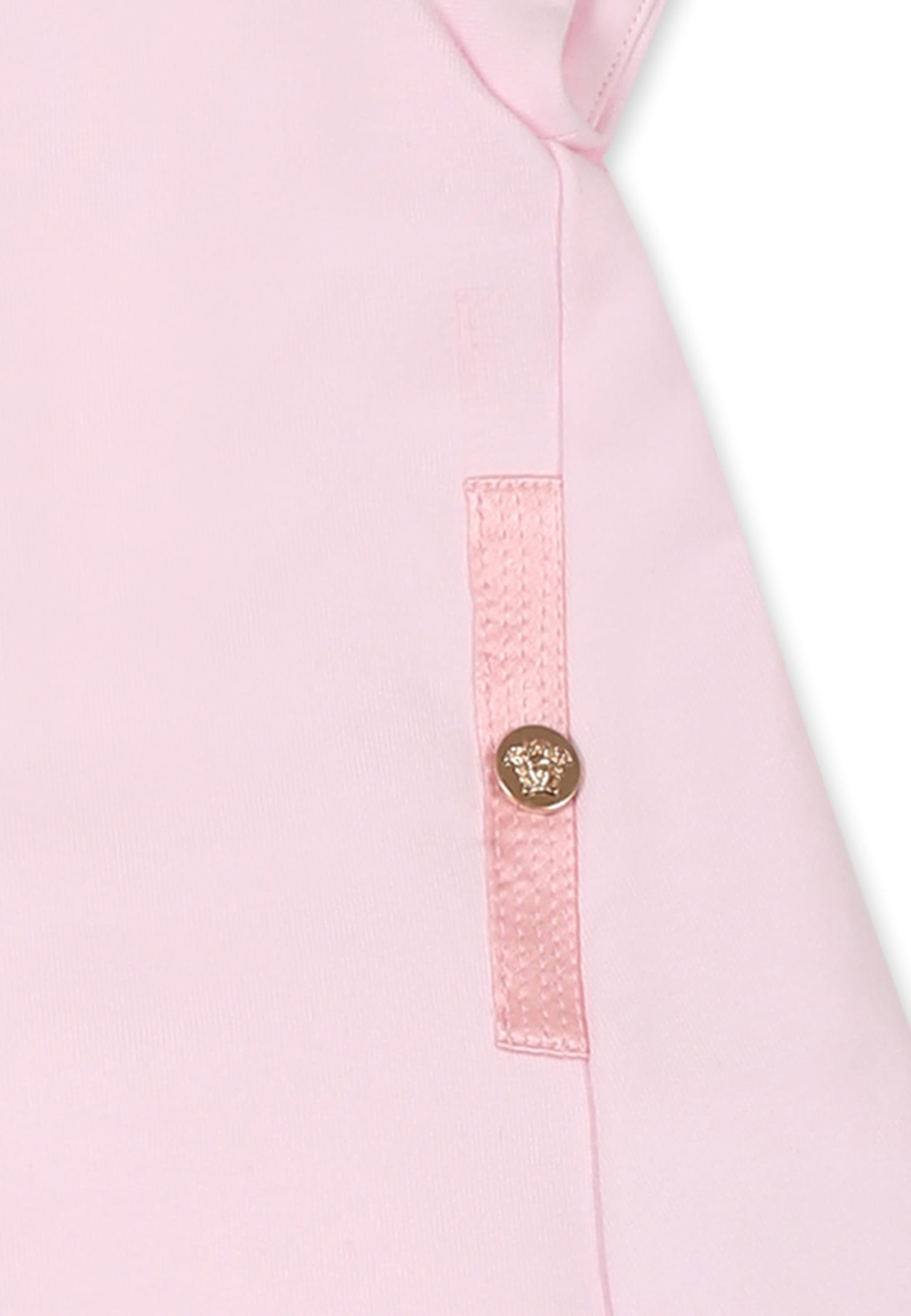 Versace Pink Birth Set For Baby Girl With Medusa In Pink