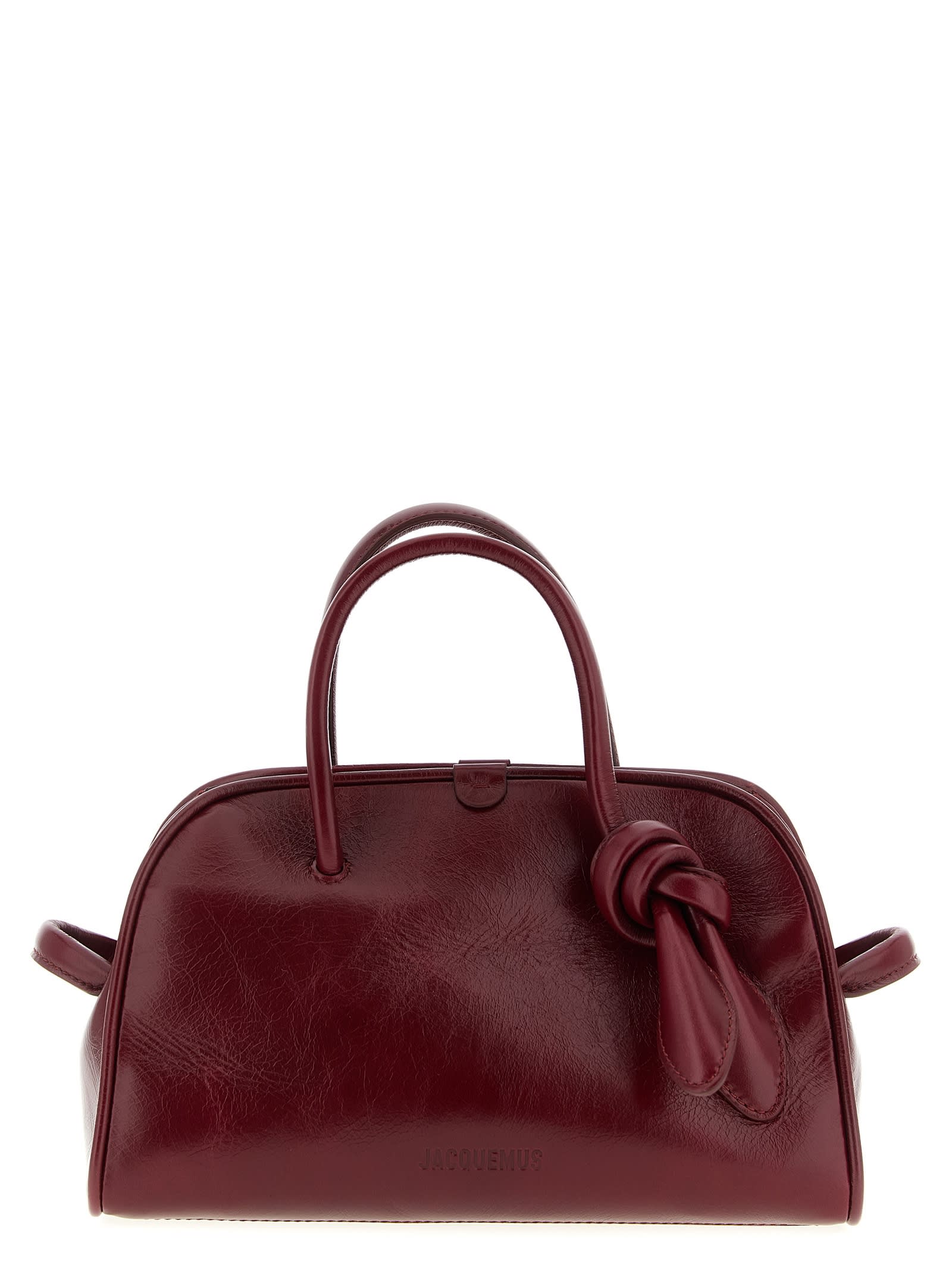 Jacquemus Le Petit Turismo Handbag In Burgundy
