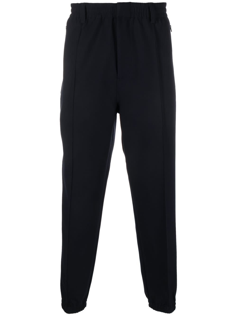 Emporio Armani Trousers In Navy Blue