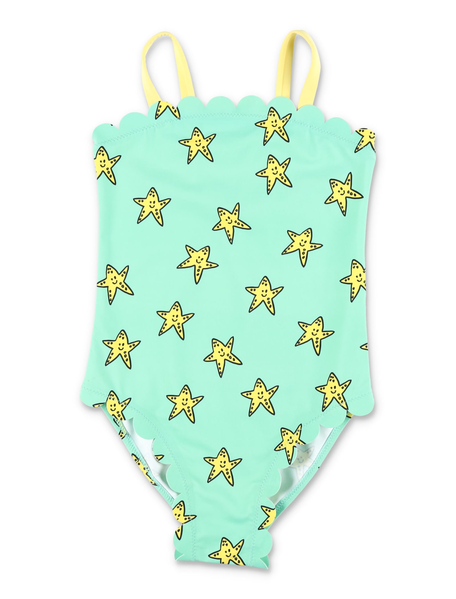 Shop Stella Mccartney Starfish Swimsuit In Green
