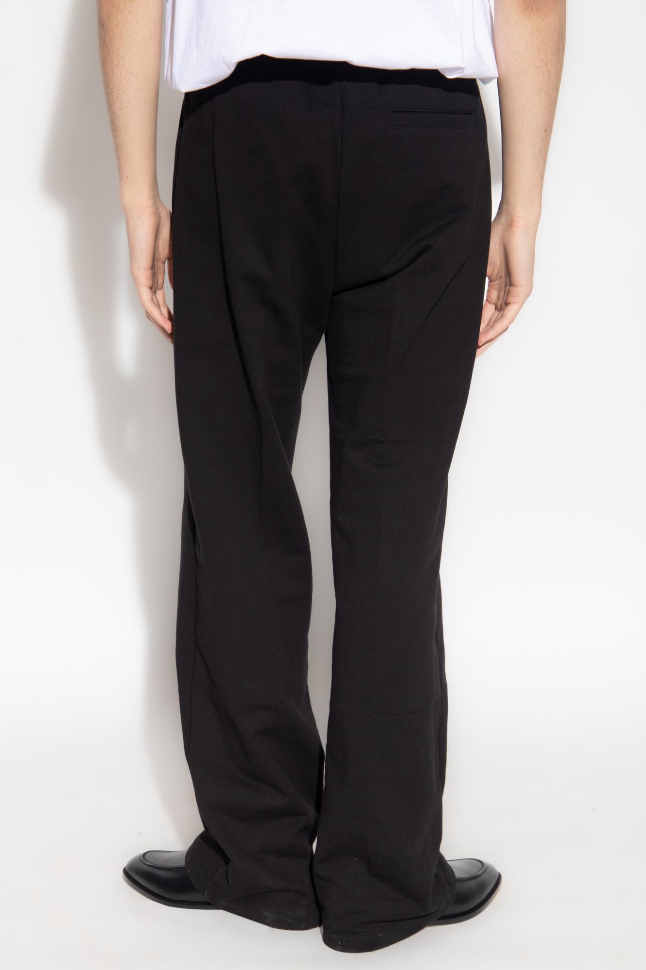 Shop Versace Sweatpants In Black