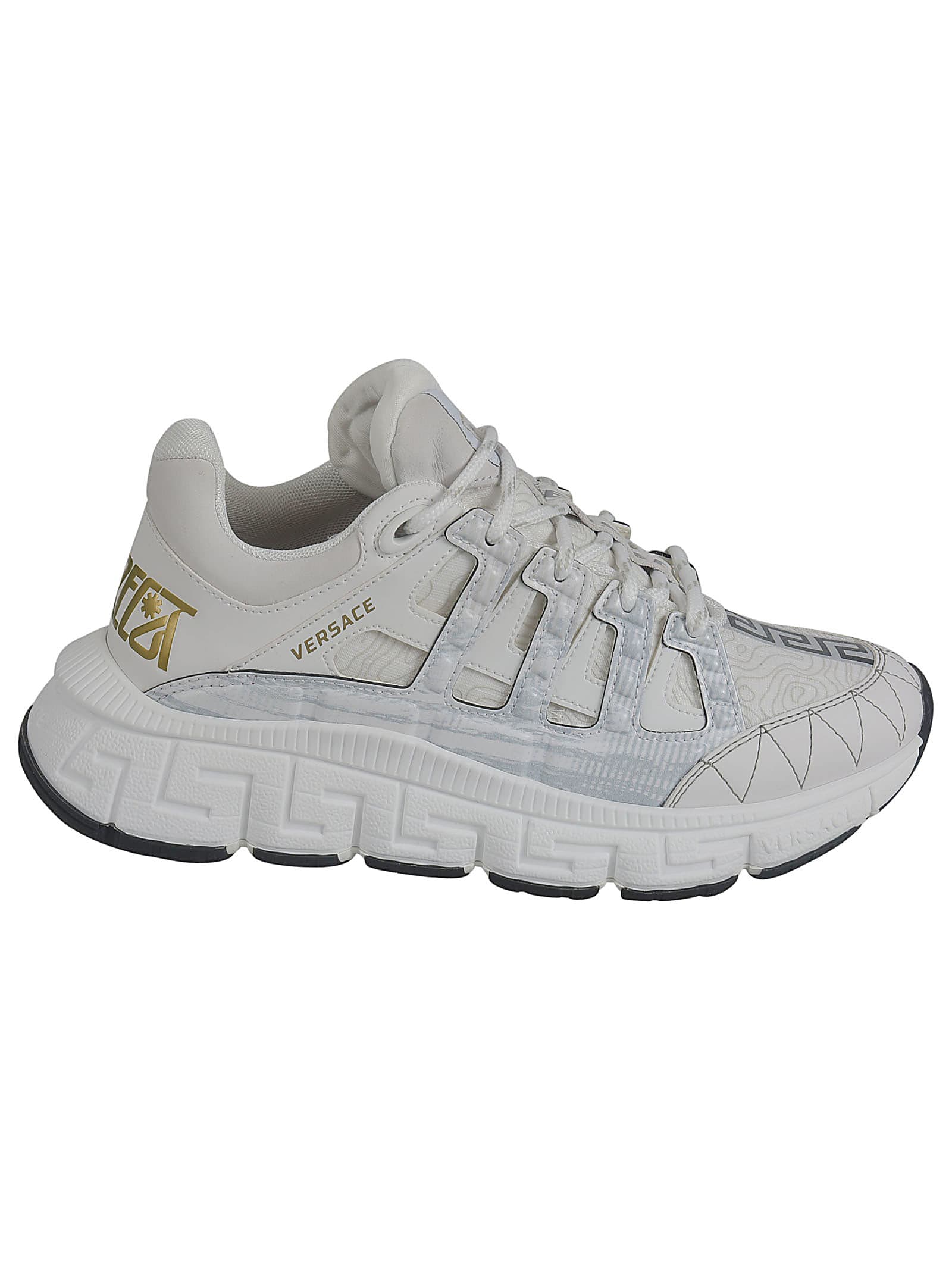 Buy Versace Trigreca Sneakers online, shop Versace shoes with free shipping