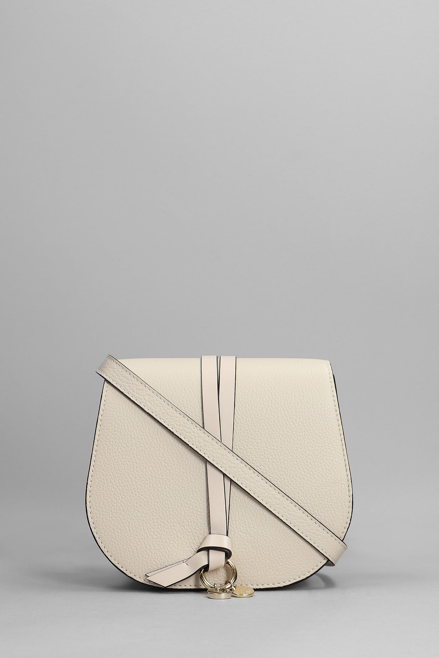 Chloé Alphabet Shoulder Bag In Powder Leather