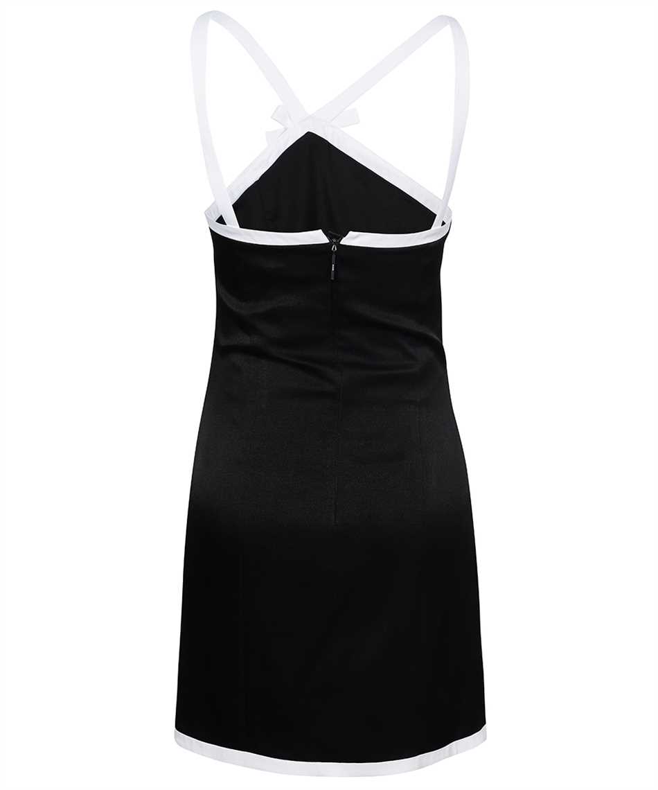 Msgm Woman Short Dress Black Size 8 Viscose In Black