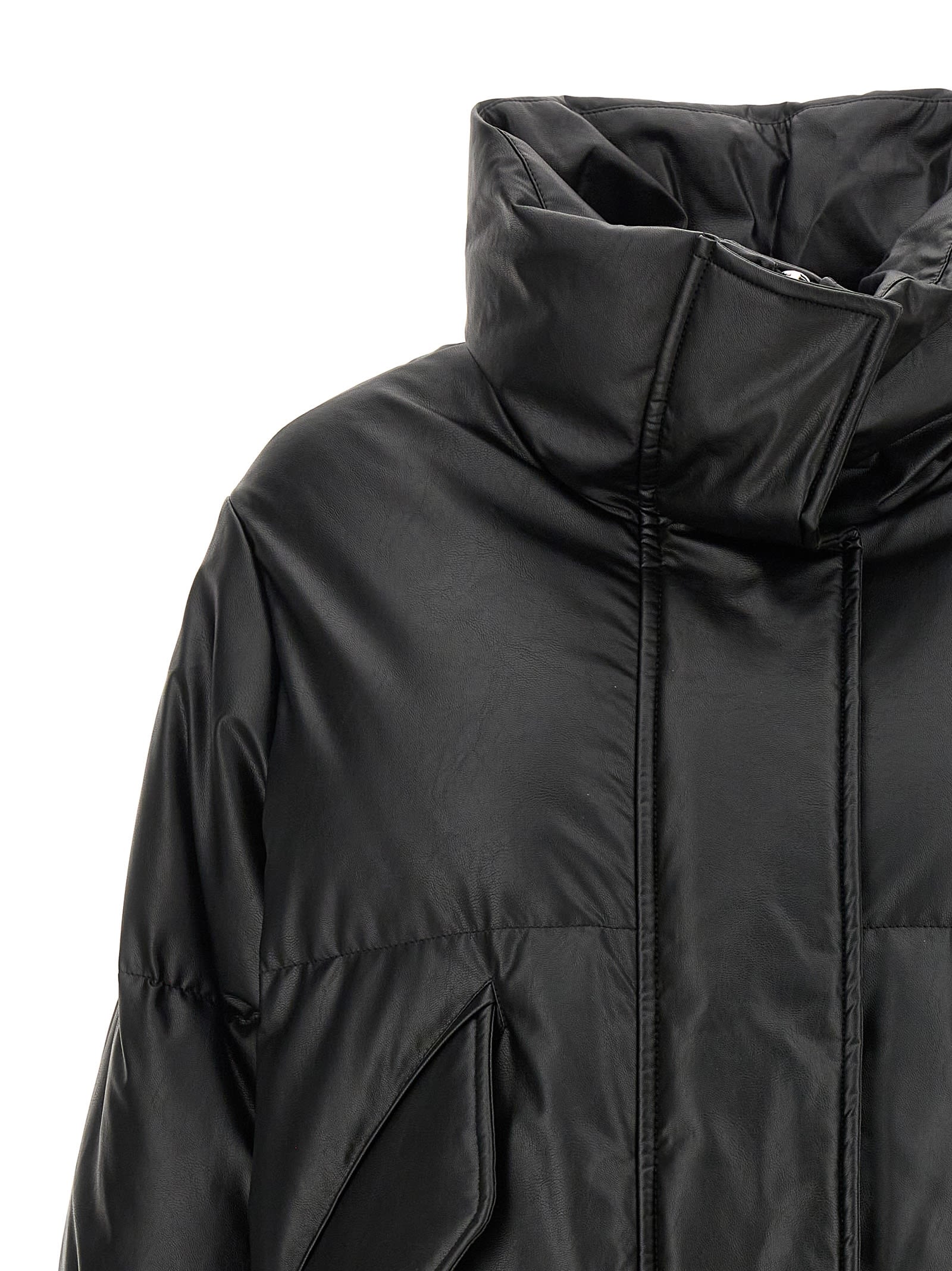 Shop Mm6 Maison Margiela Sportsjacket Down Jacket In Black