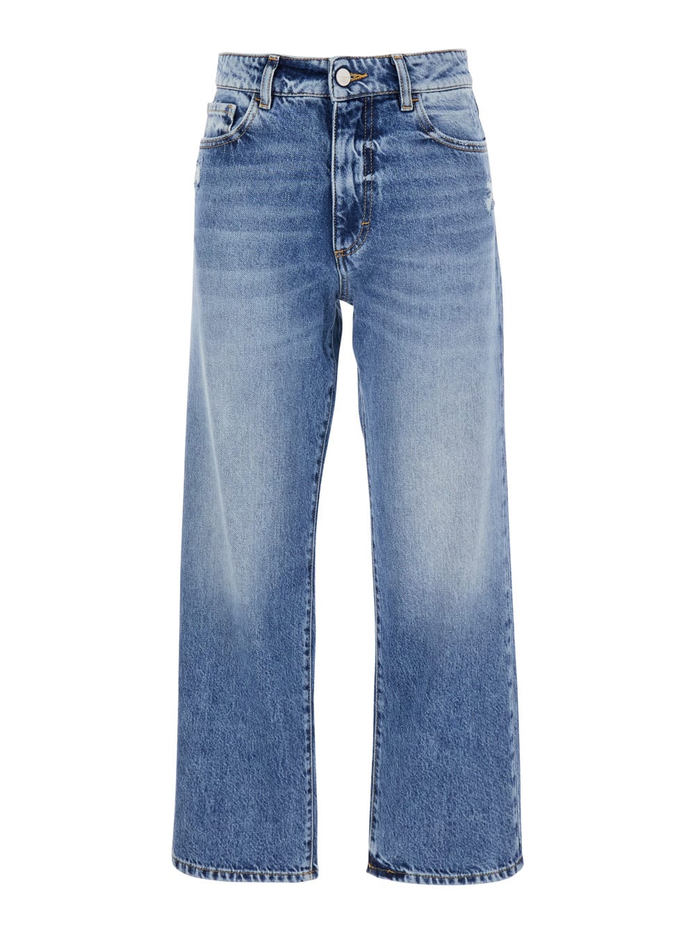 Straight Leg Jean - Medium Rise