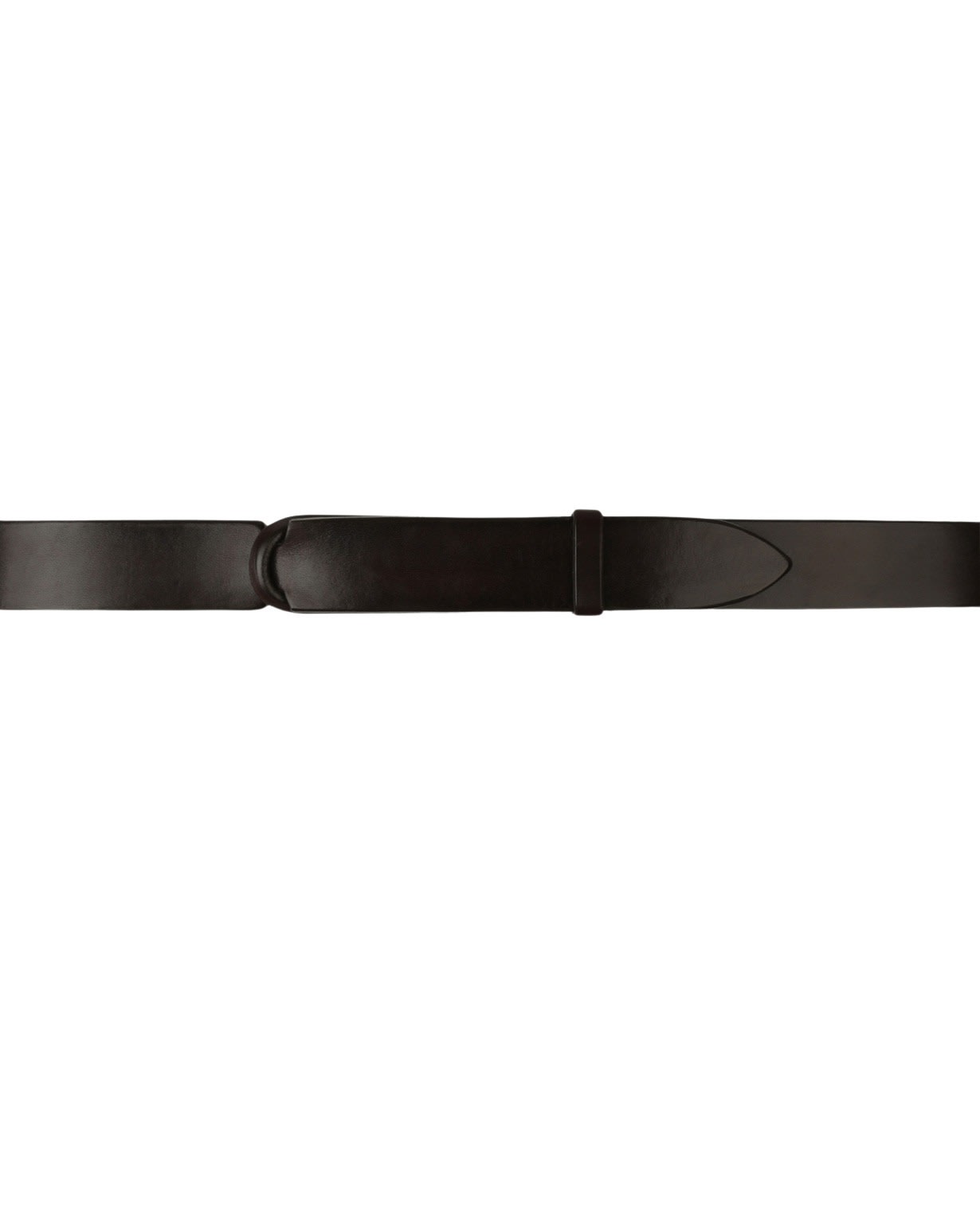 Orciani Nobuckle Bull Belt In Brown