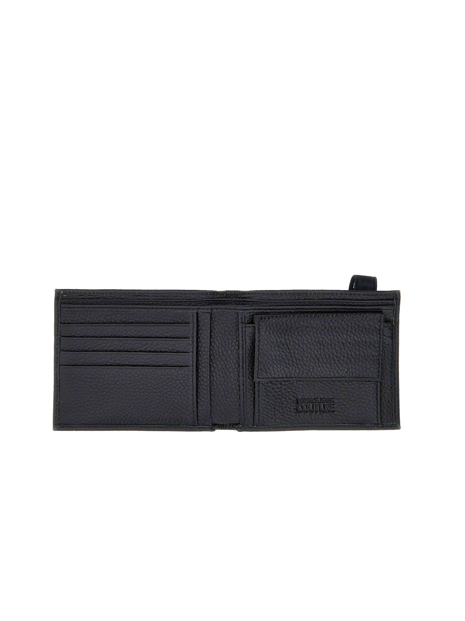 Shop Versace Jeans Couture Wallet In Black