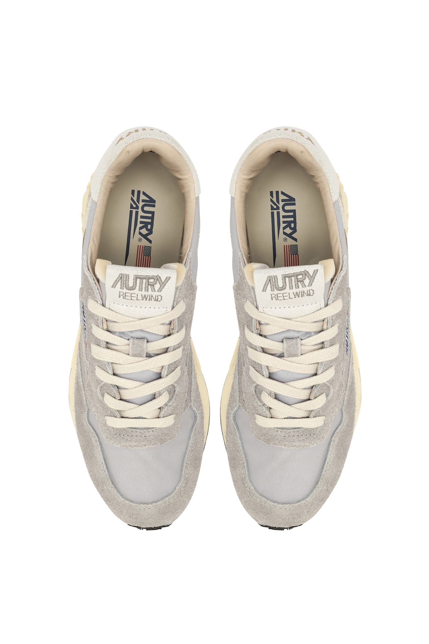 Autry "whirlwind" Sneaker In White Silver