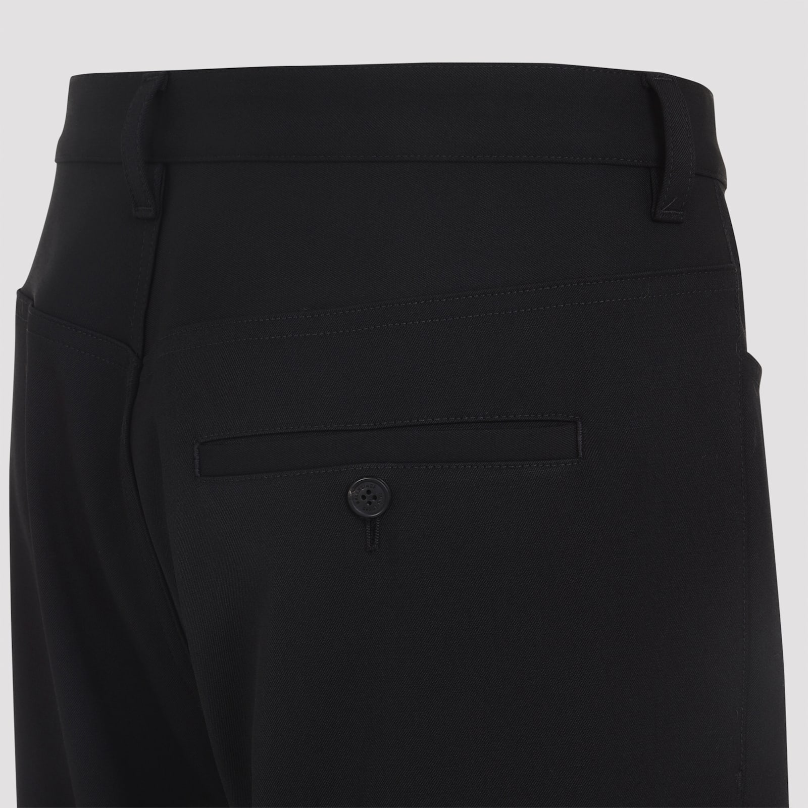 Balenciaga Tailored Trousers With Side And Back Pockets In Black