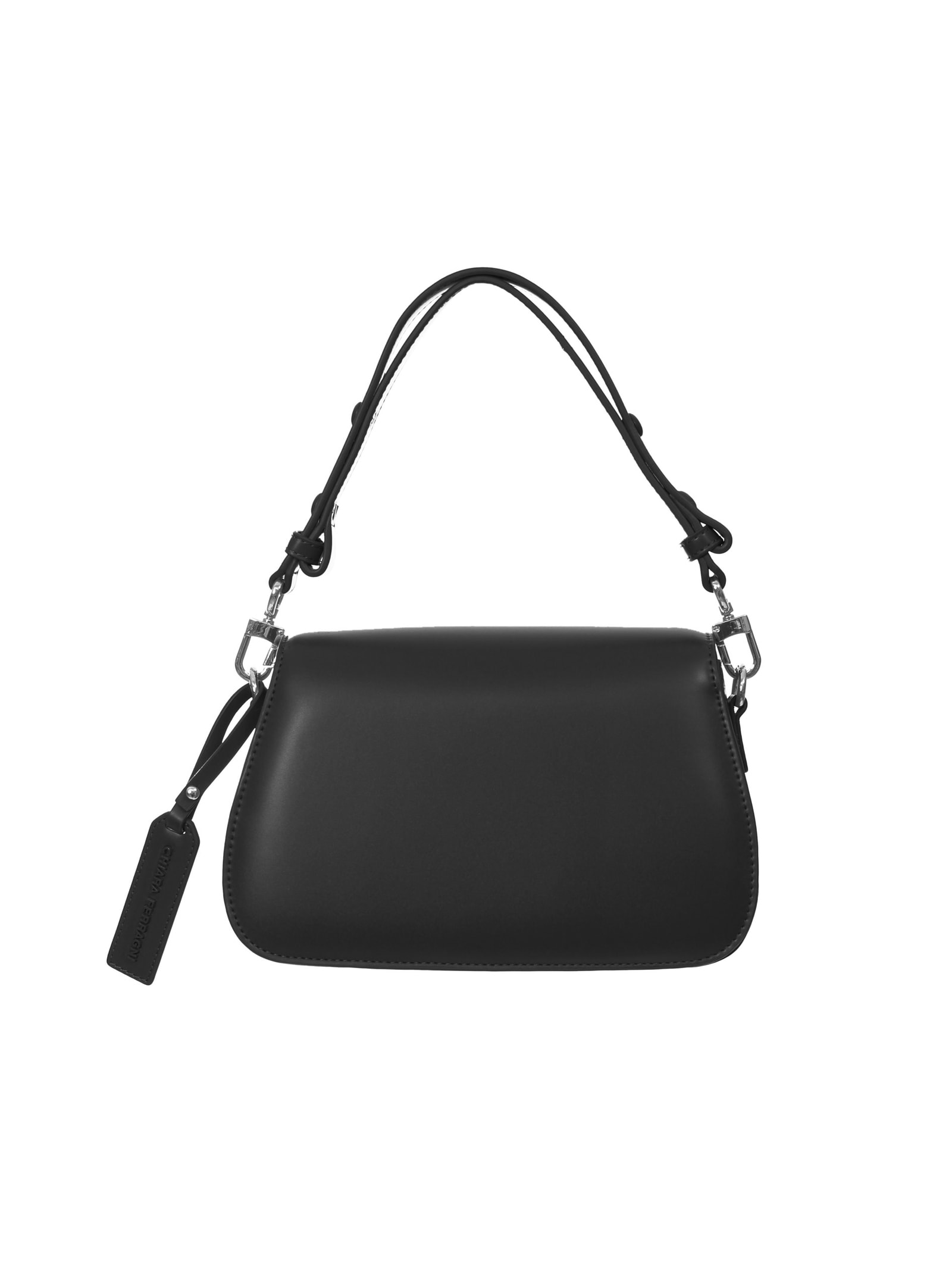 CHIARA FERRAGNI CHIARA FERRAGNI BLACK SHOULDER BAG 