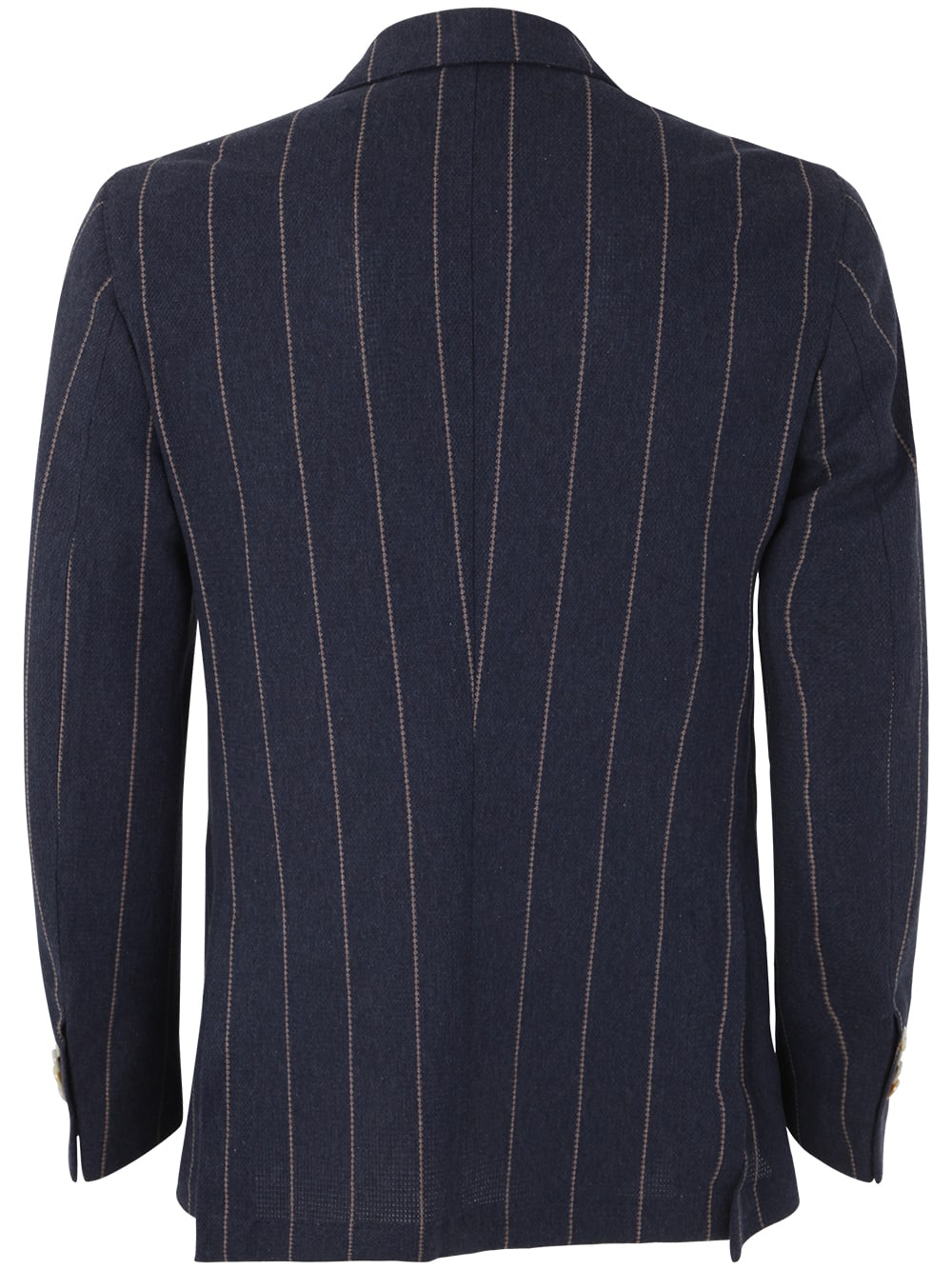 Shop Barba Napoli Dynamic Double Breasted Jacket In Blue