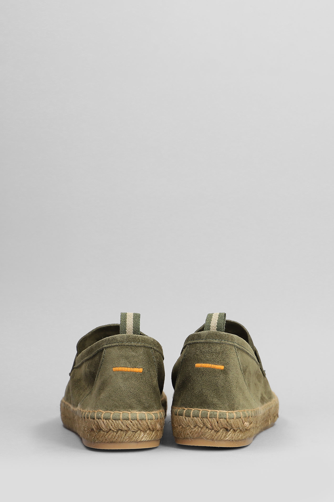 Castaã±er Nacho Suede Espadrilles In Green