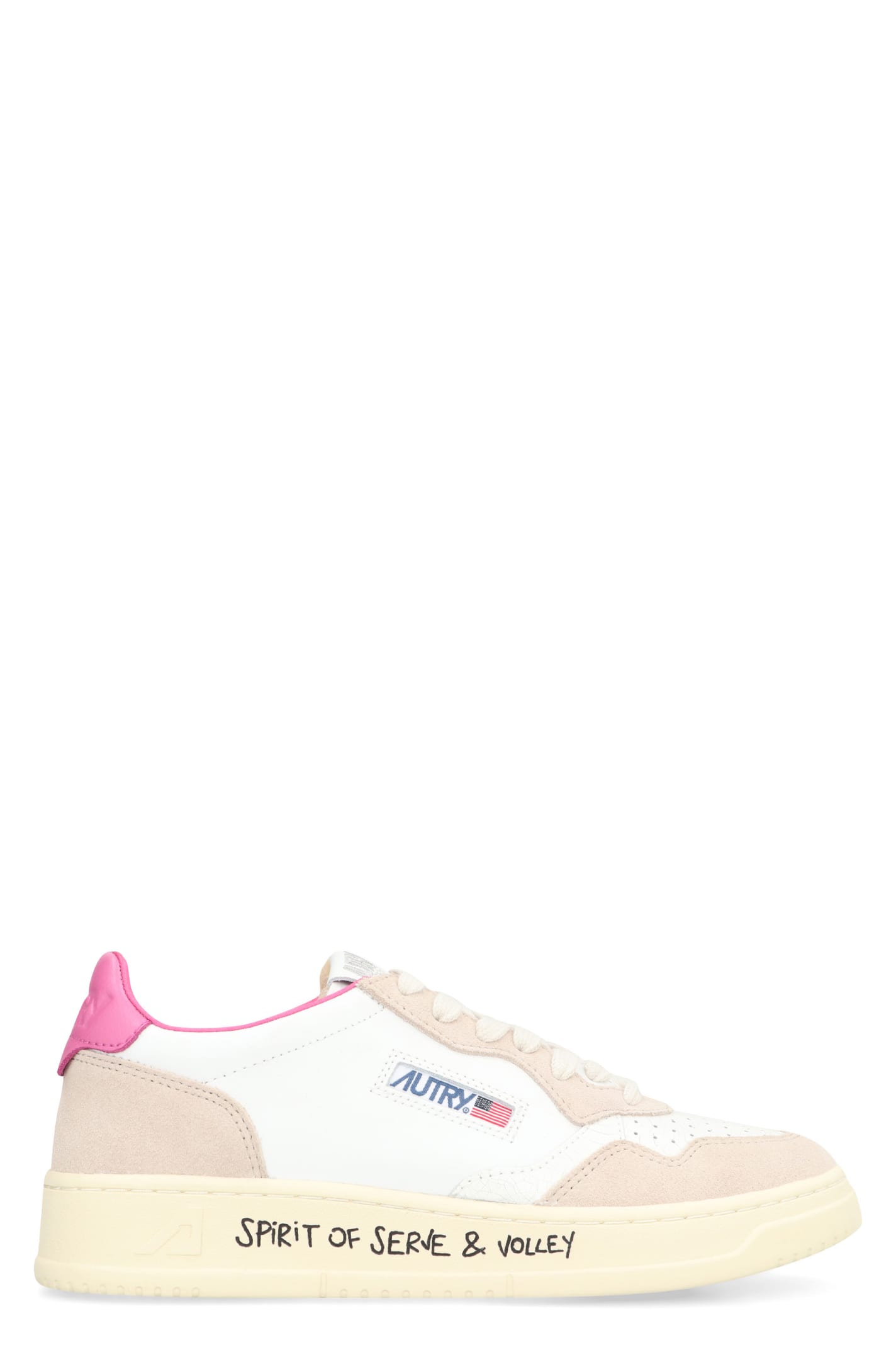 Shop Autry Medalist Low-top Sneakers In Pink