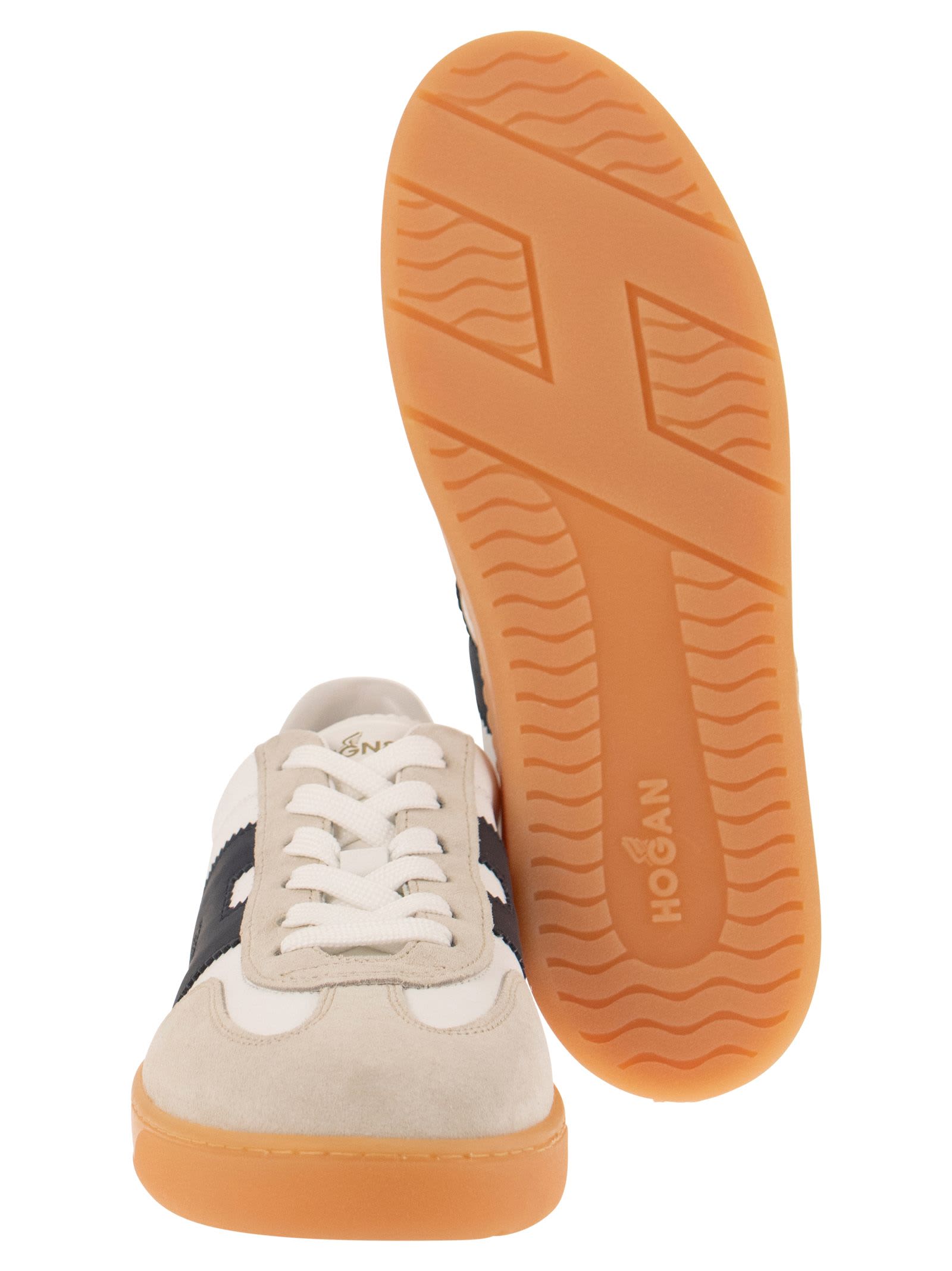 Hogan Cool Leather Low-top Sneakers In White
