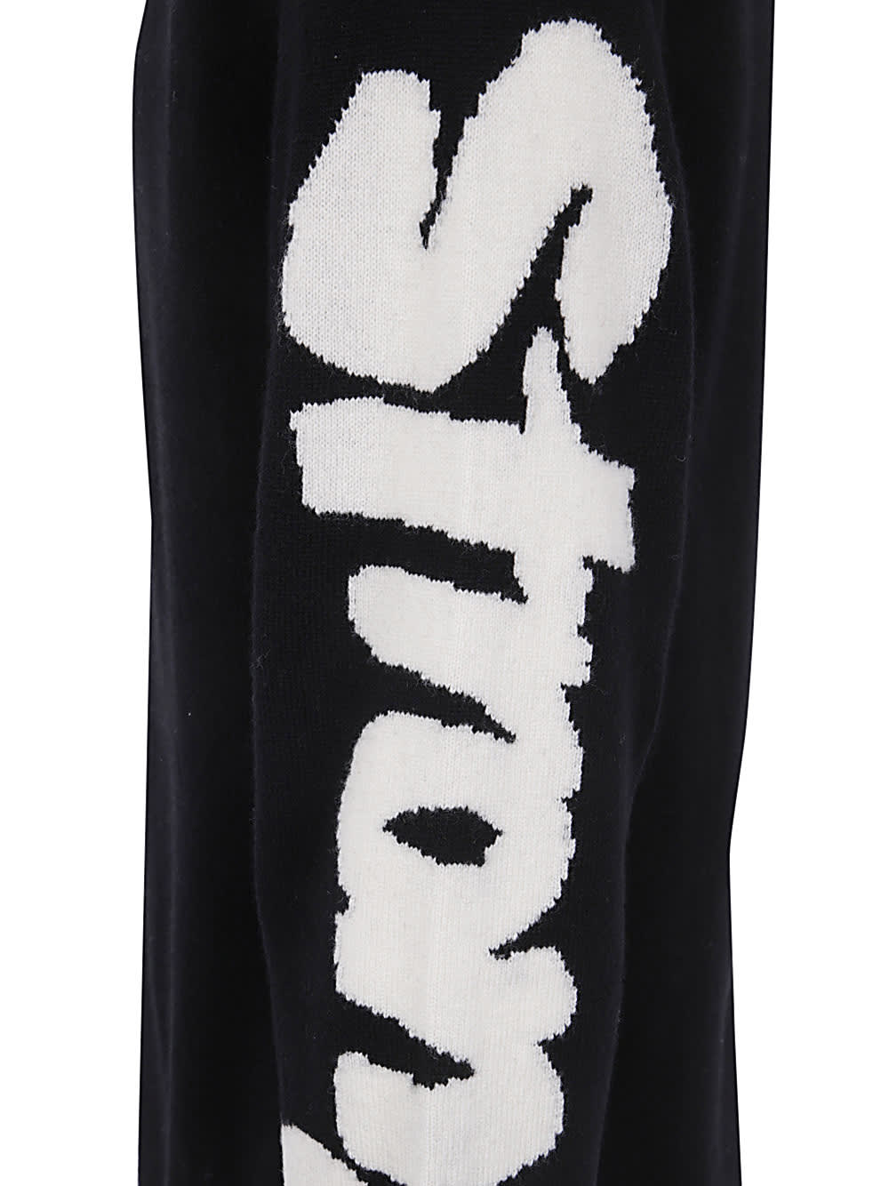 Shop Comme Des Garçons Shirt Mens Sweater Knit In Black