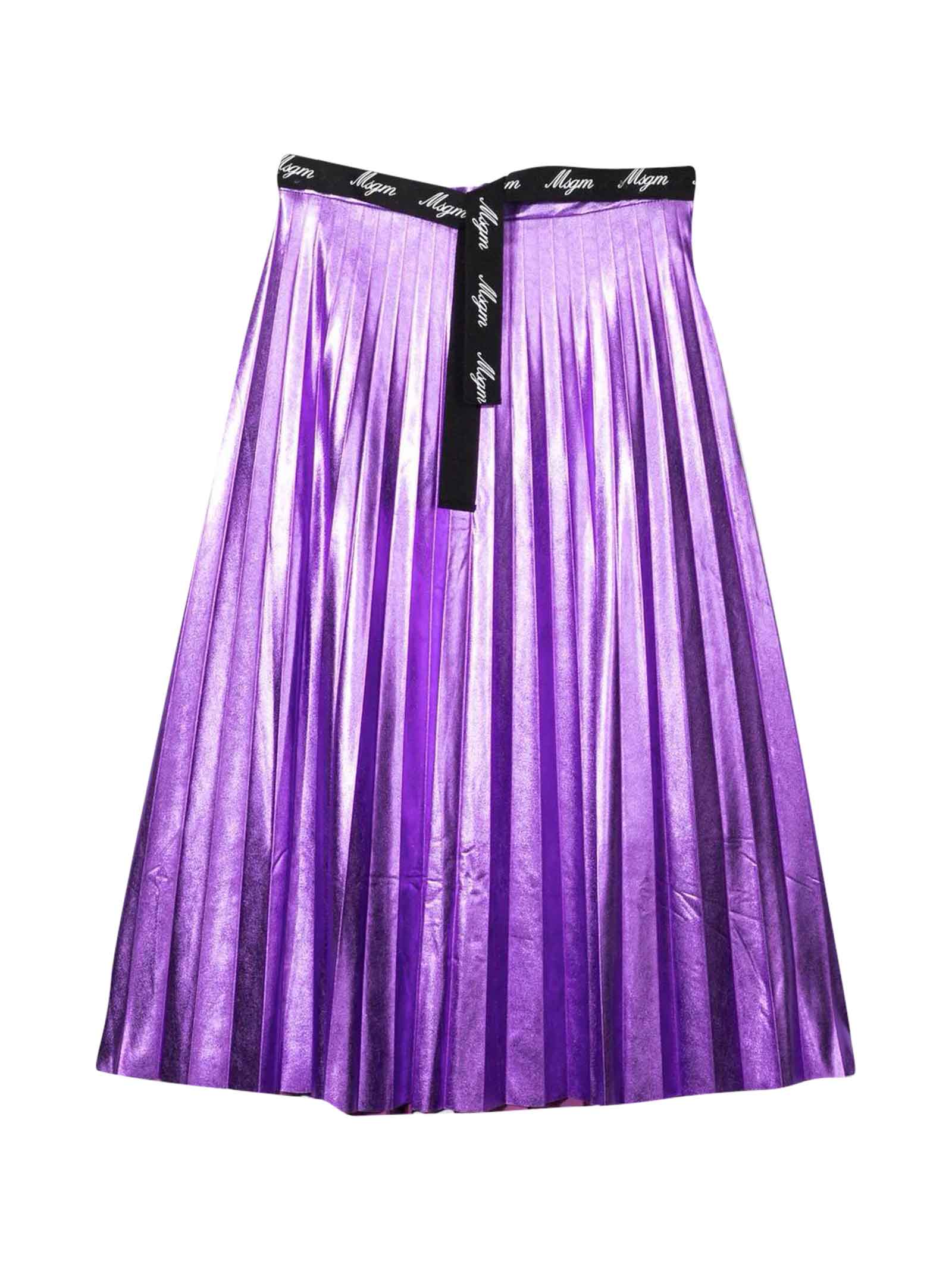 MSGM Purple Skirt