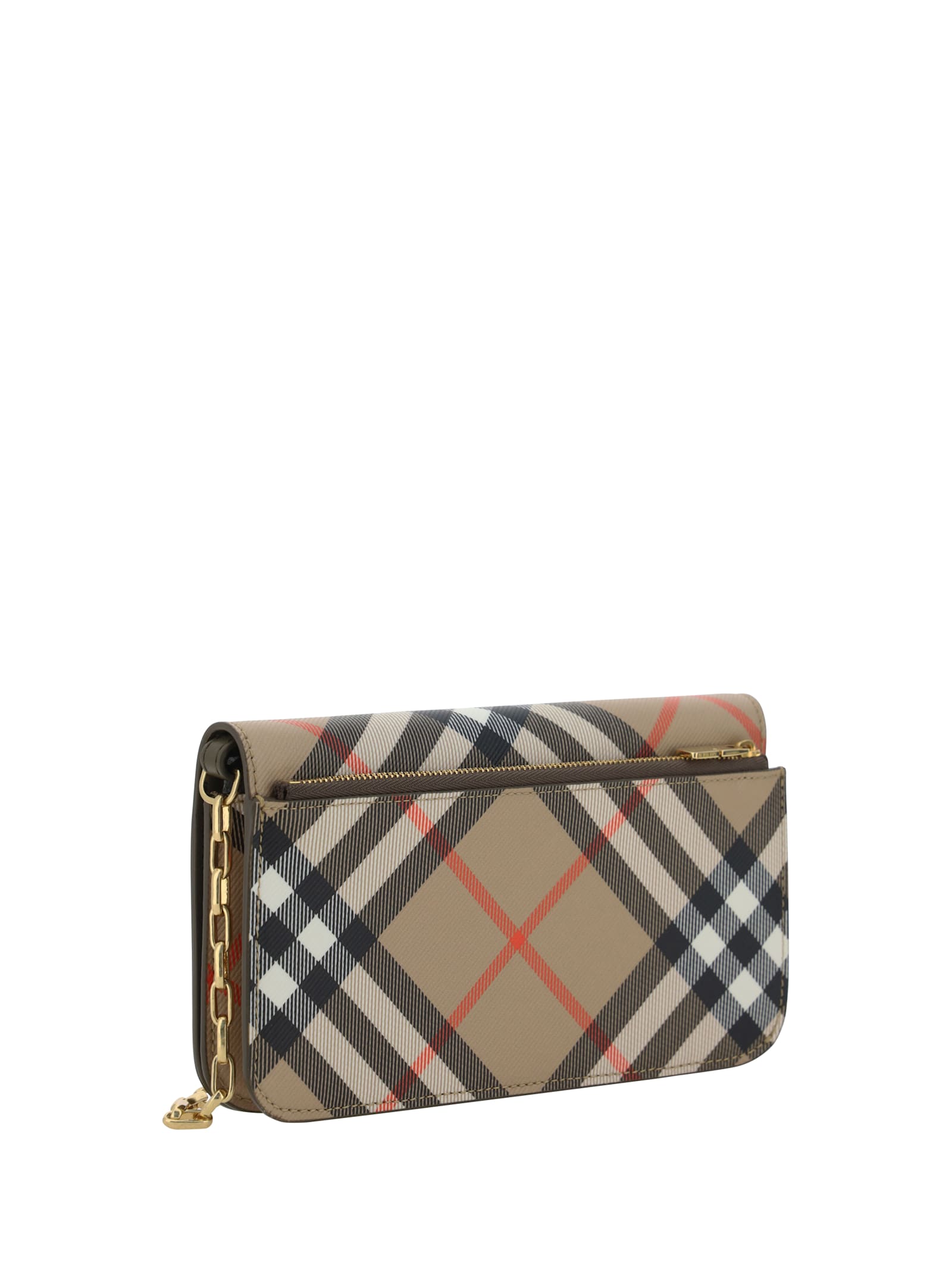 Shop Burberry Wallet In Sand