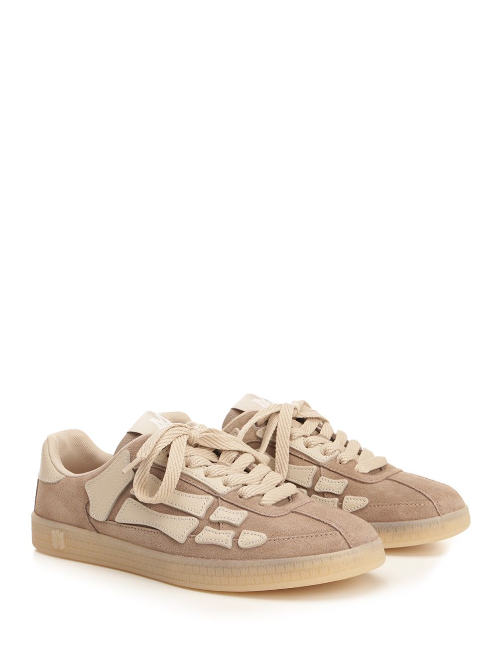 Shop Amiri Pacific Bones Sneaker In Brown