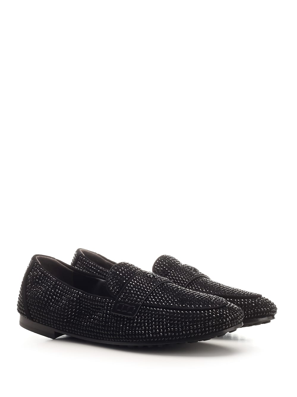 Tory Burch Nappa Leather Ballerina In Perfect Black Jet
