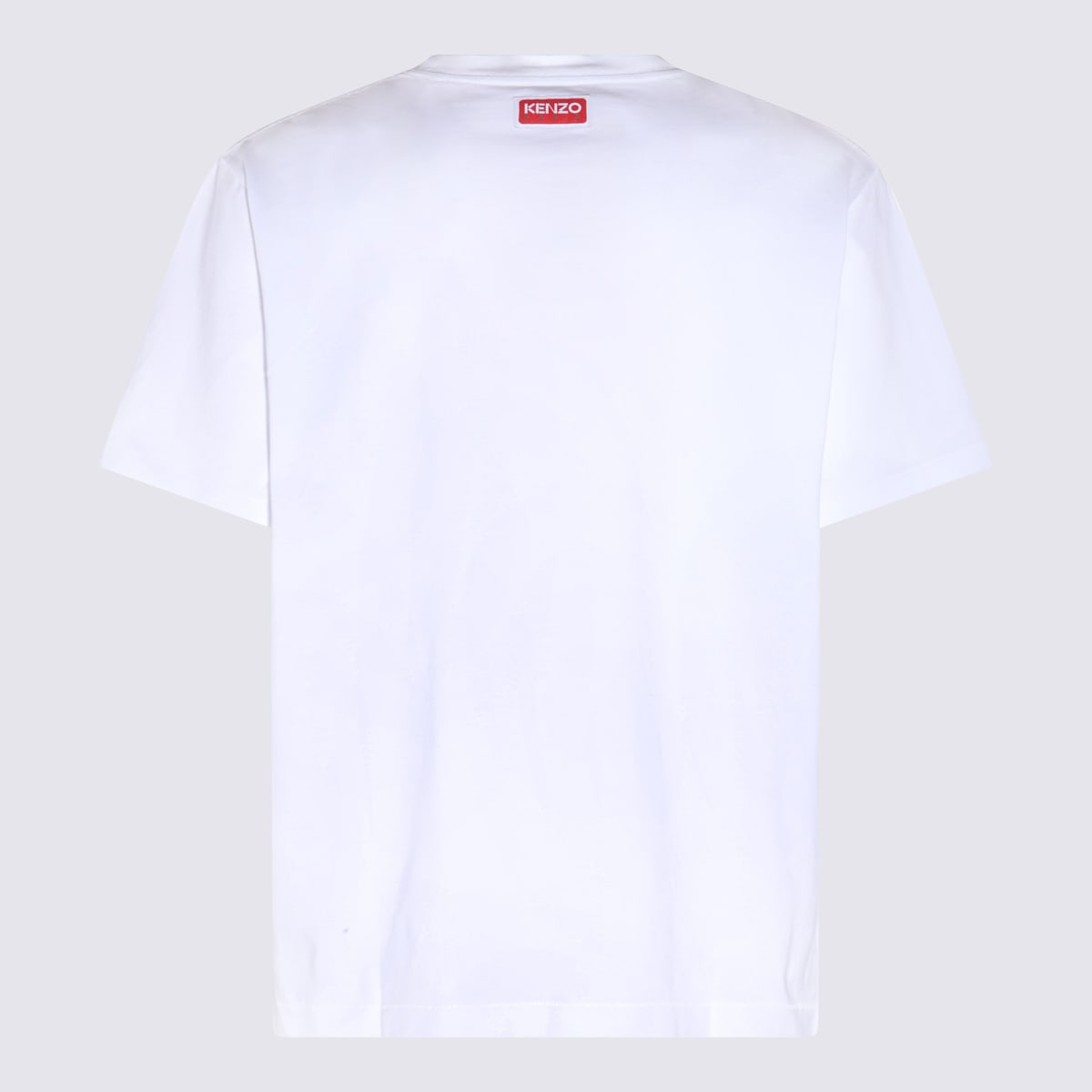 Shop Kenzo White Multicolour Cotton T-shirt