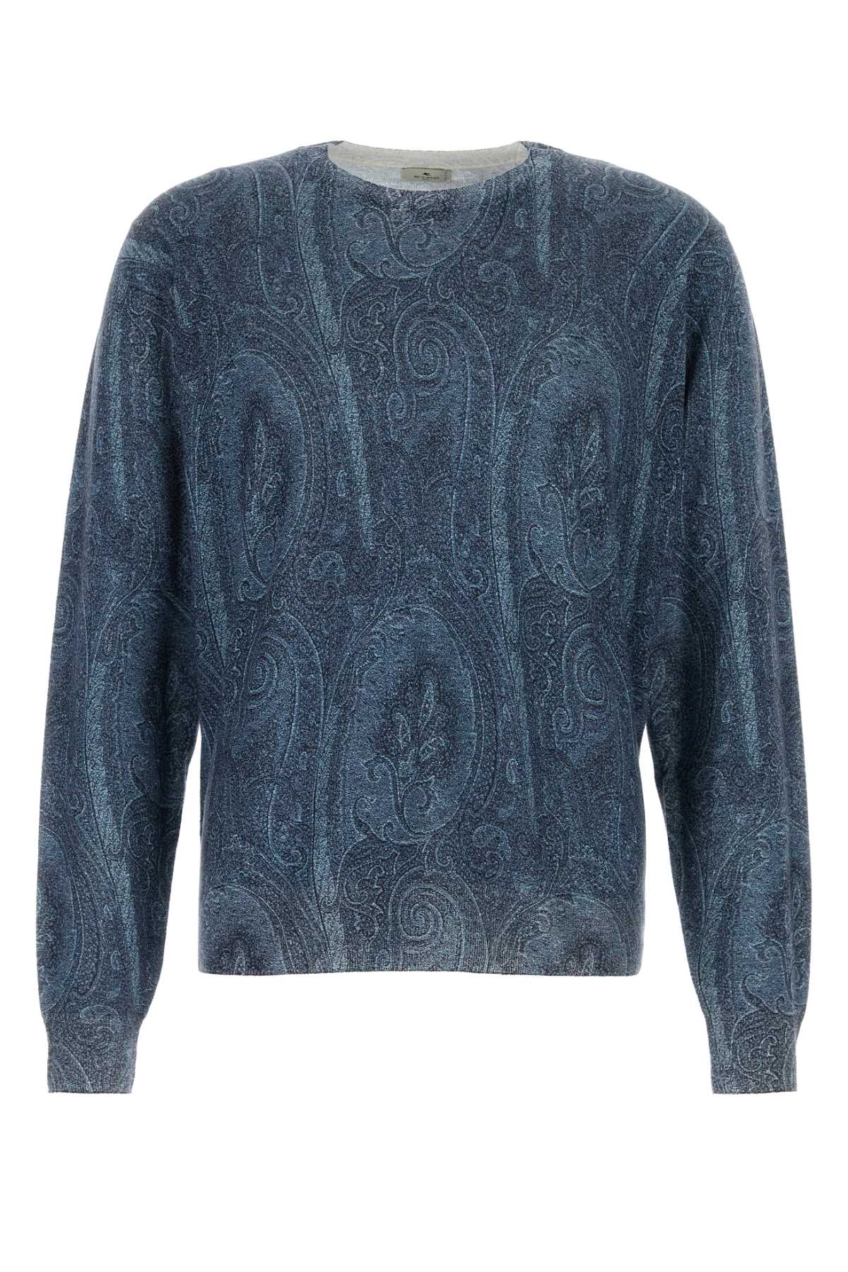Etro Embroidered Silk Blend Sweater