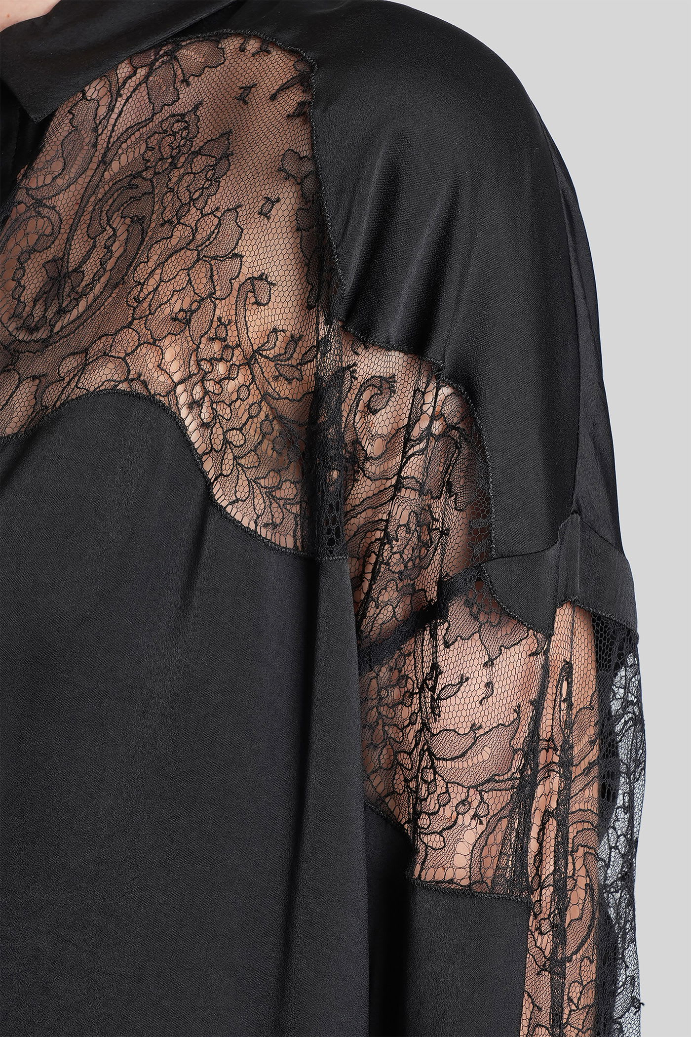 Iro Baslan Shirt In Black Polyester In Black