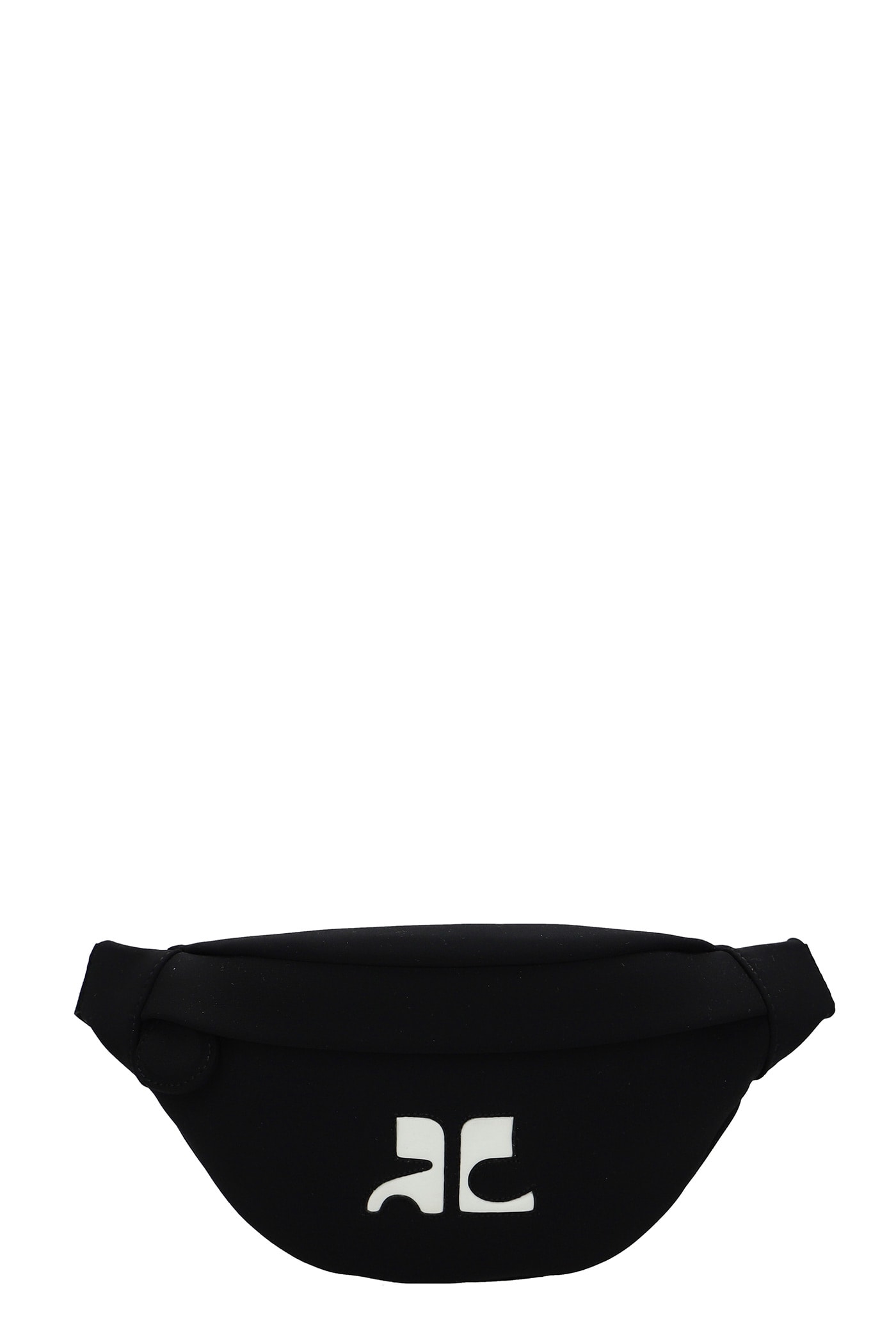 Courrèges Waist Bag In Black Jersey