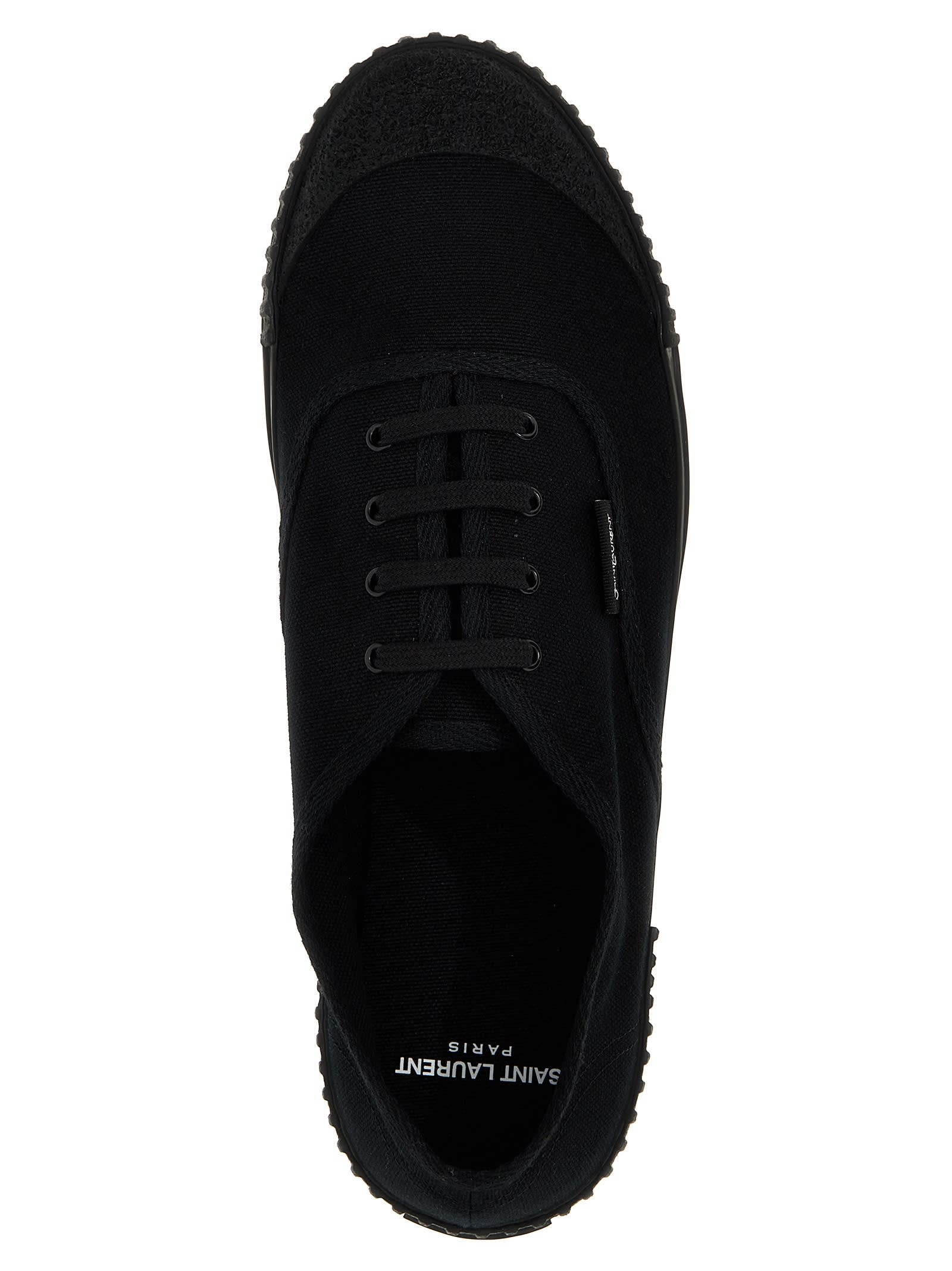 Shop Saint Laurent Wes Sneakers In Black